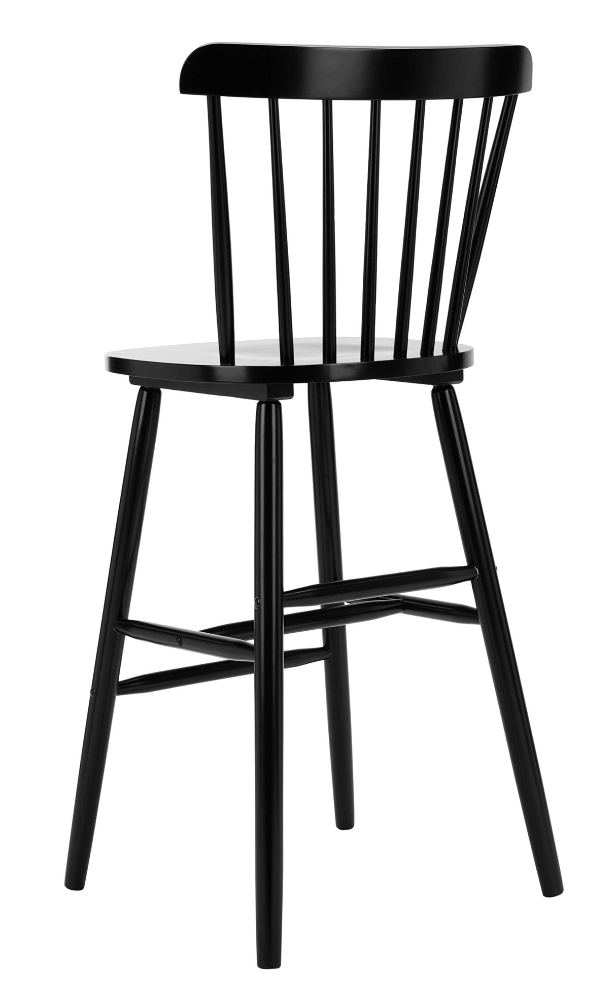 Safavieh Home Collection Galena Spindle Back Black Bar 30-inch Stool (Set of 2) SAFAVIEH