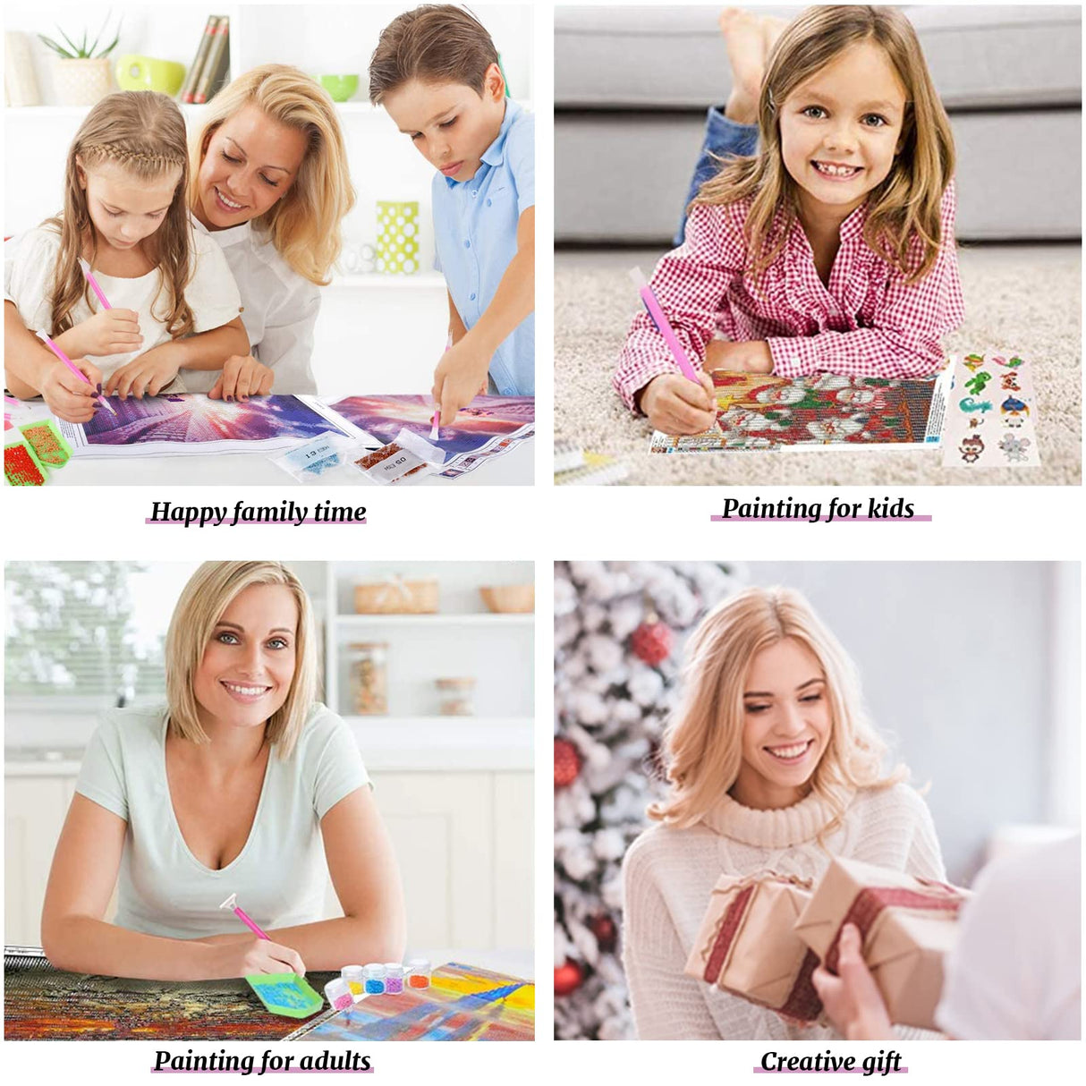 Hlison 5D Diamond Painting Kits for Adults, Diamond Art Kits for Kids Beginner, Sunflower DIY Rhinestone Diamond Painting for Gift, Home Wall Decor (12”W x 16”L) Hlison