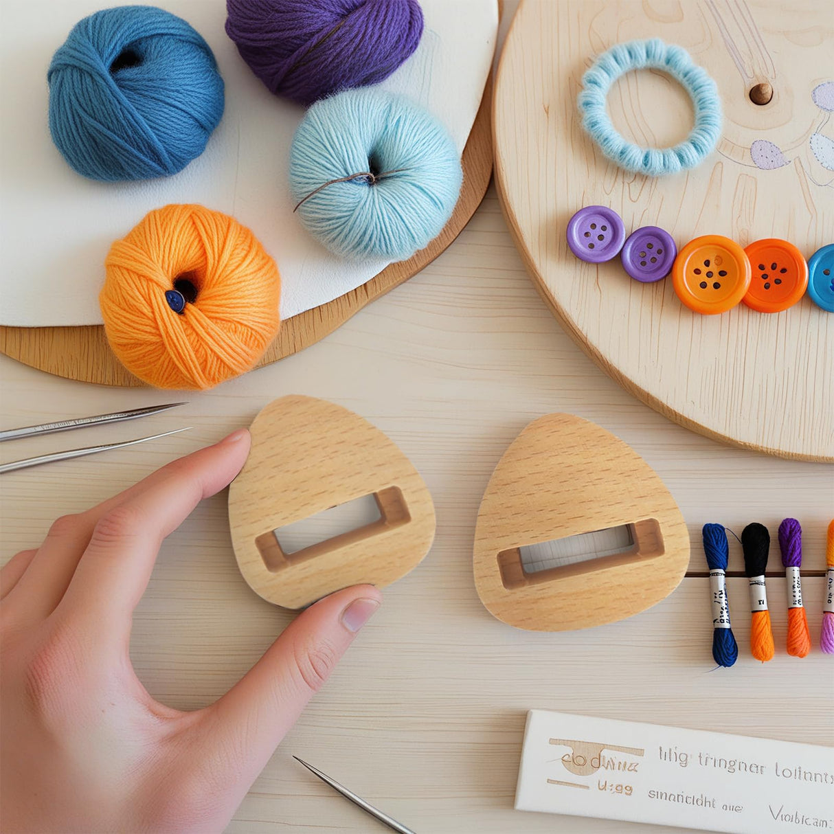 GeryVtee 6 Pcs Small Embroidery Hoop Stand Embroidery Hoop Display Stand Embroidery Frames for Display Embroidery Cross Stitch Hoop Accessories Decor (Triangle) GeryVtee