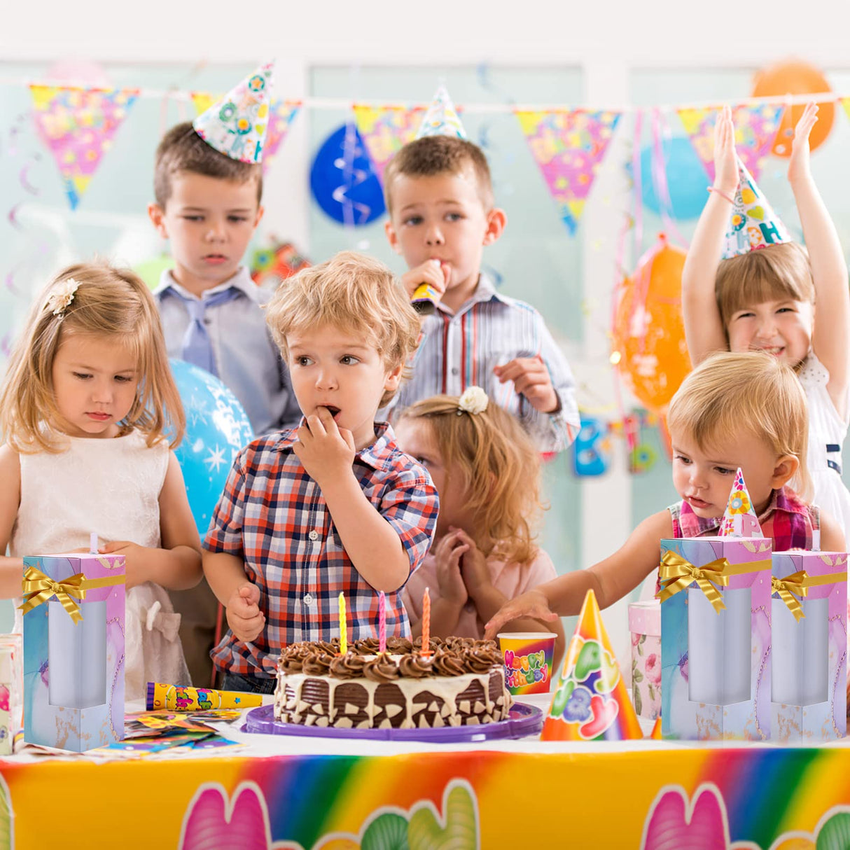 merrisport 12PCS Tumblers Gift Boxes with Ribbon,Sublimation Tumbler Boxes for Packaging 20oz Skinny Straight Tumbler Cup, Birthday Presents Christmas Gift New Year Gift merrisport