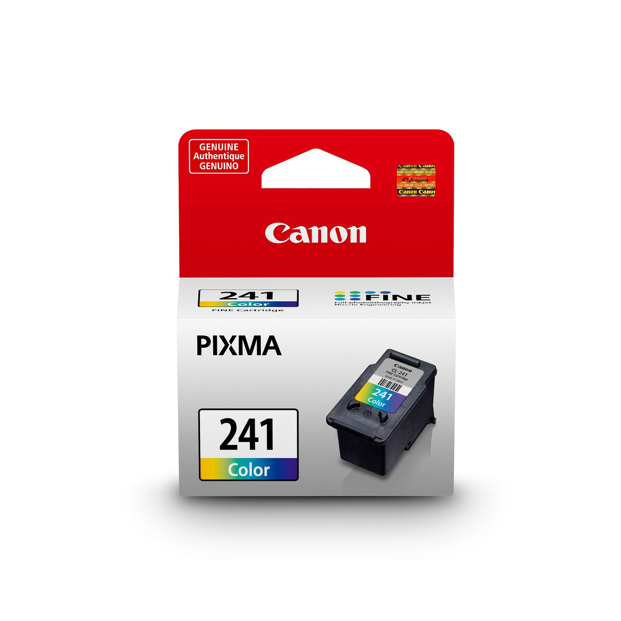 Canon CL-241 Genuine Color Ink Cartridge, Compatible with MG2120/3120/4120, MX512/432/472/372/392/522/532/452, MG2220/3220/4220/3520/3620, TS5120 Canon