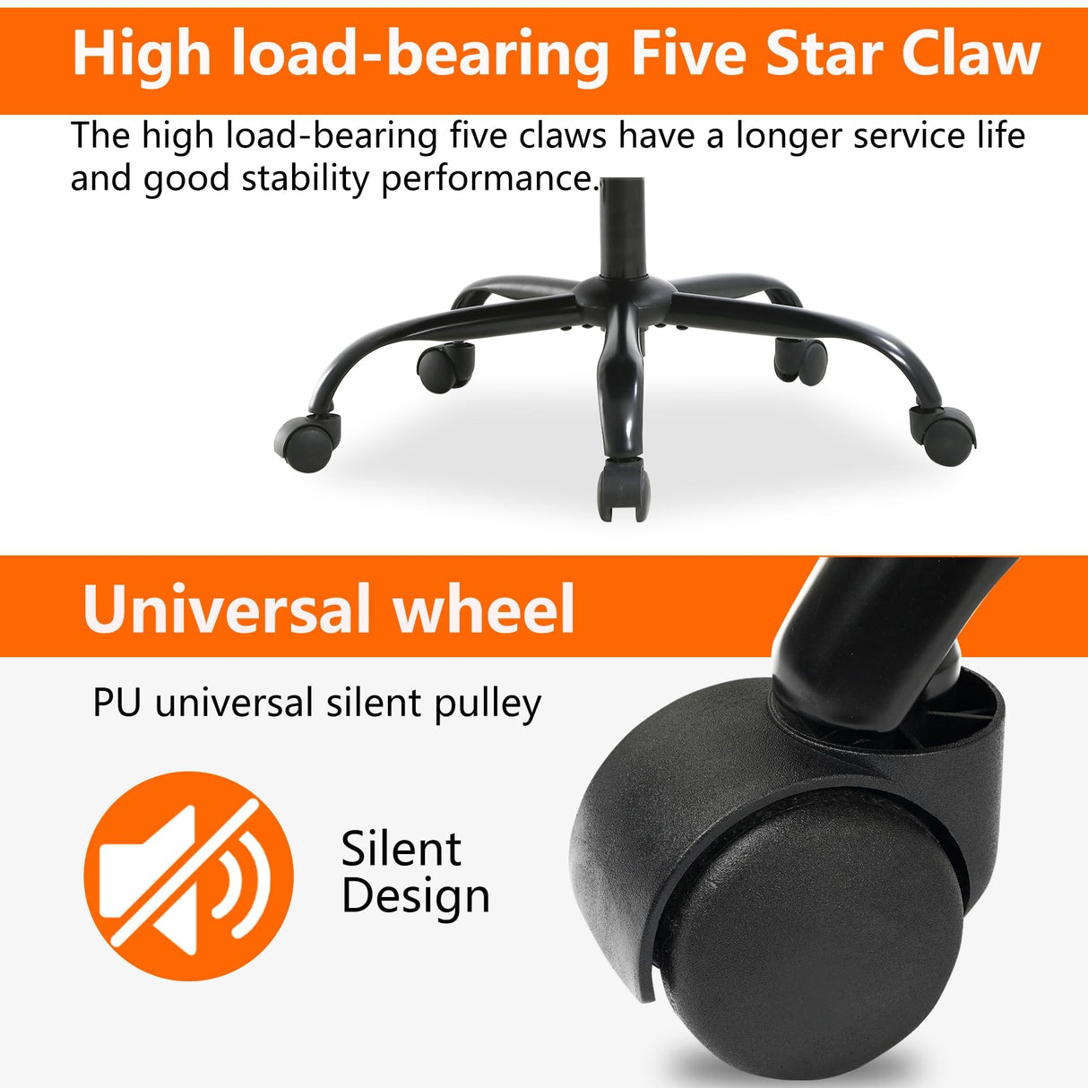 Gaming Chair, High Back PU Leather Gaming Chairs Computer Chair with Headrest & Lumbar Support, Height Adjustable Wide Seat Gamer Chair Gaming Chairs for Adults, Game Chair with Footrest & Armrest Haiput Wam