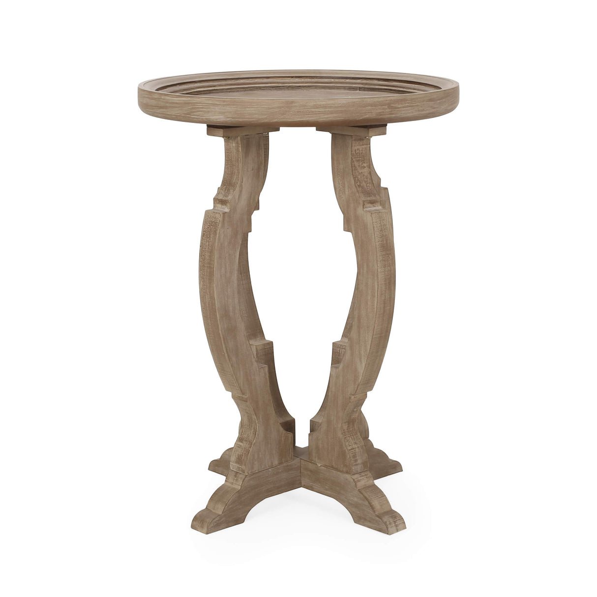 Christopher Knight Home Doris French Country Accent Table with Round Top, Natural Christopher Knight Home