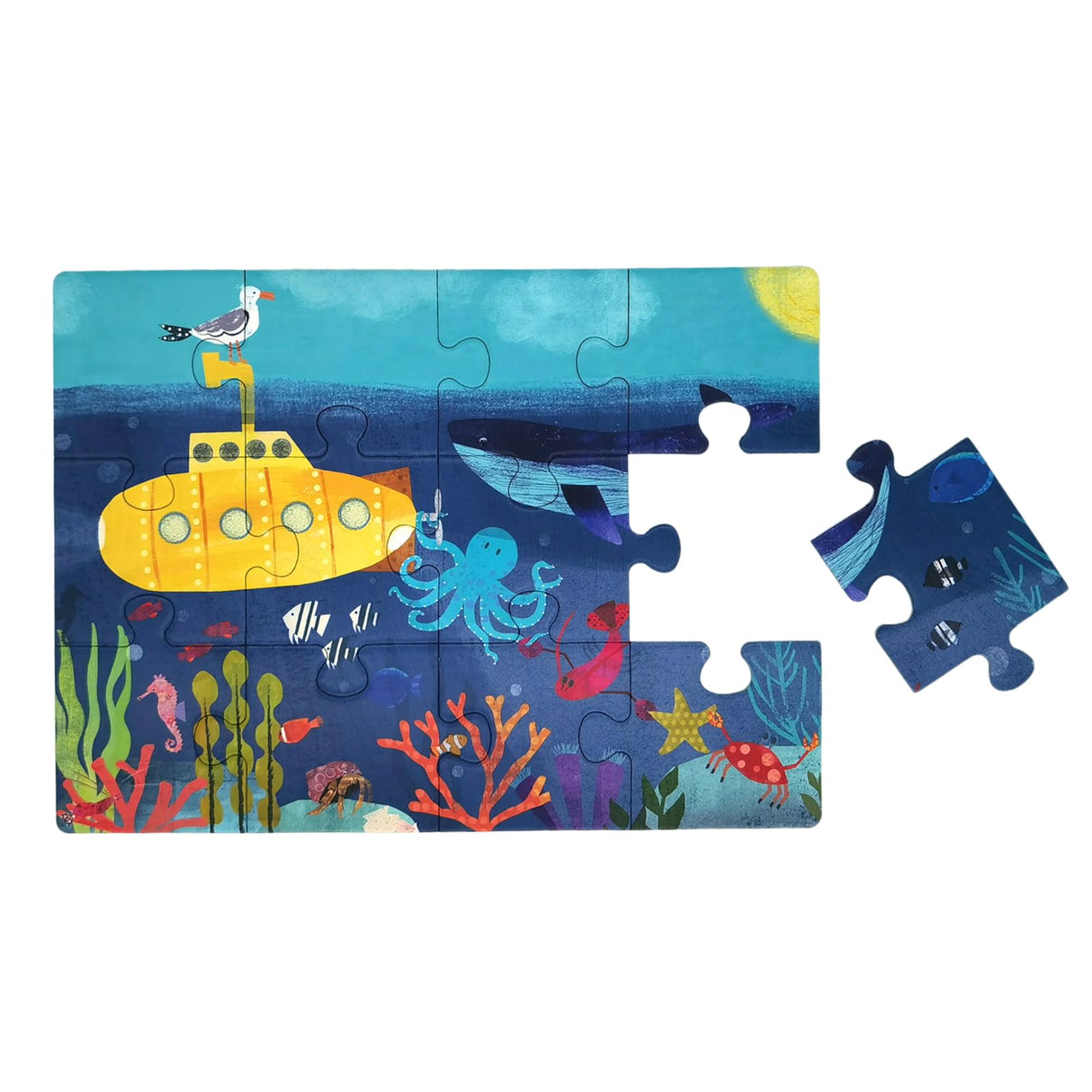 Naturelish Puzzles for Kids Ages 3-5, Set of 4 Pack Puzzles with 12 16 24 32 PCS Range in Difficulty, Animals World Jigsaw Puzzle for Age 4-6, 4 in 1 Progressive Puzzles for Toddler Boys Girls Naturelish
