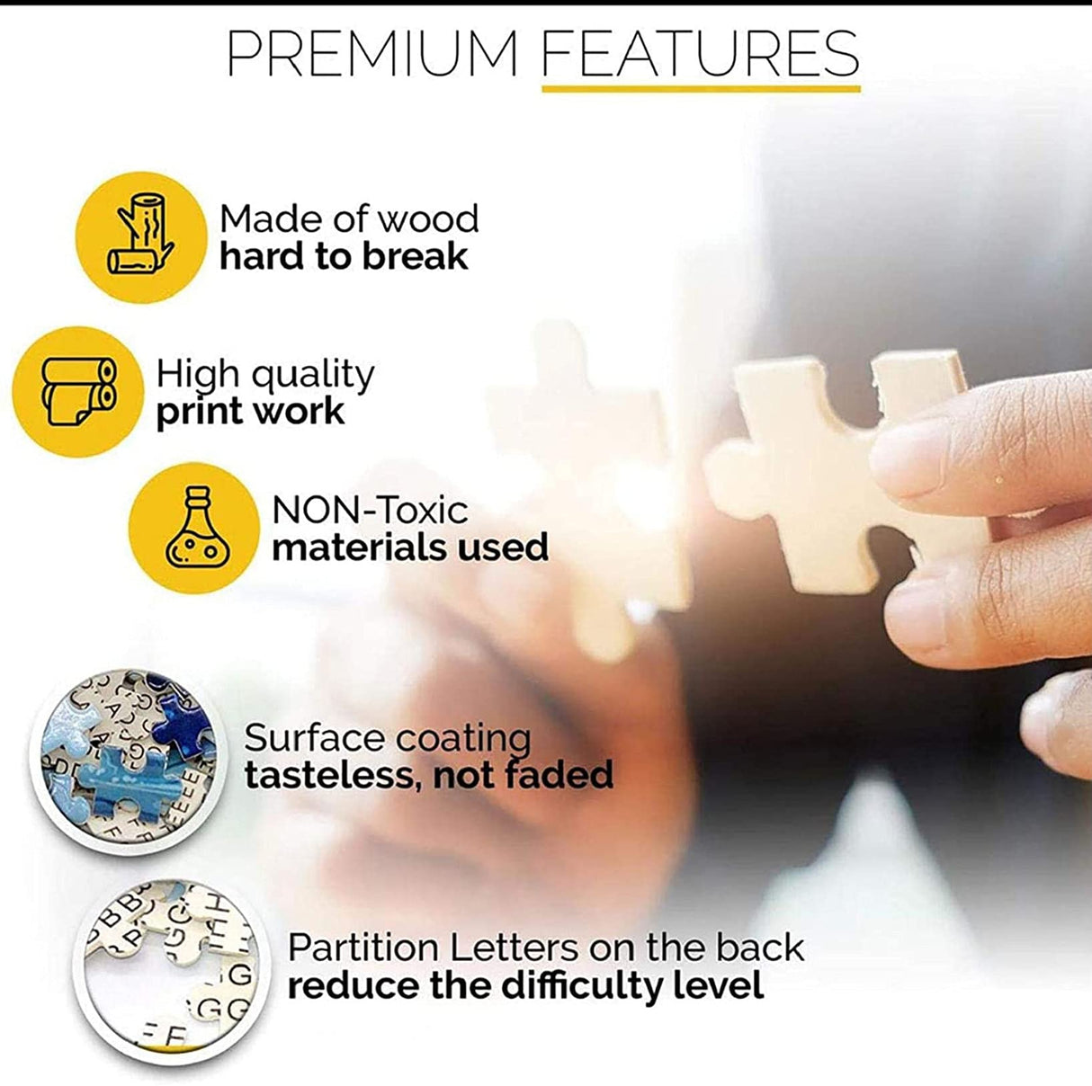 Puzzles for Adults ,Guitar Tree Landscape Wall Decoration,Wooden Puzzle Puzzles (500 Piece, Guitar Tree Landscape Wall Decoration) Wobehsk