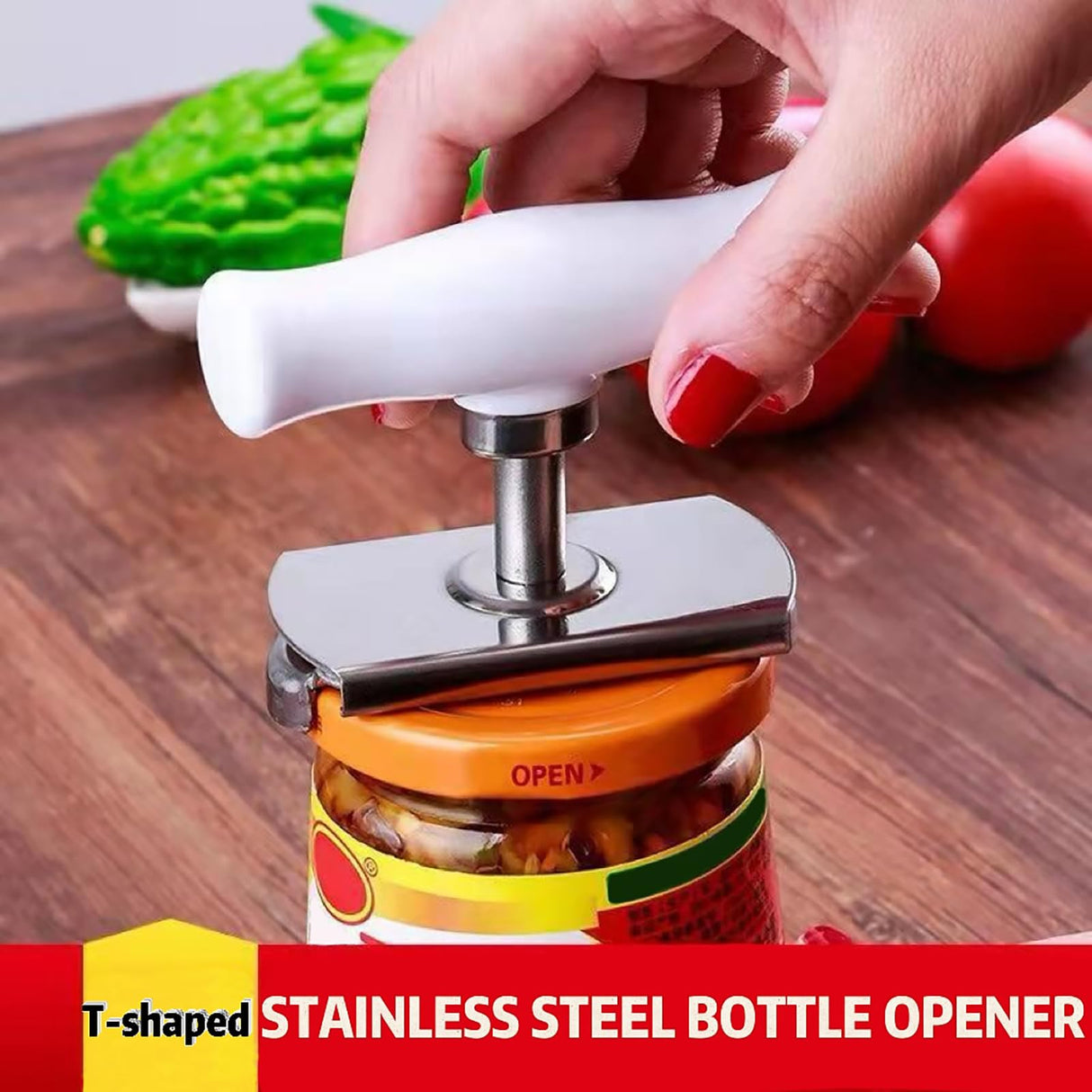 Effortless Jar Opener,Jar Opener for Weak Hands,Arthritis, and Seniors- Unlock Your Culinary Creativity, Simplify Cooking & Everyday Tasks, Ideal Arthritis Aid for Seniors and Elderly (Wood) Dlipidoo