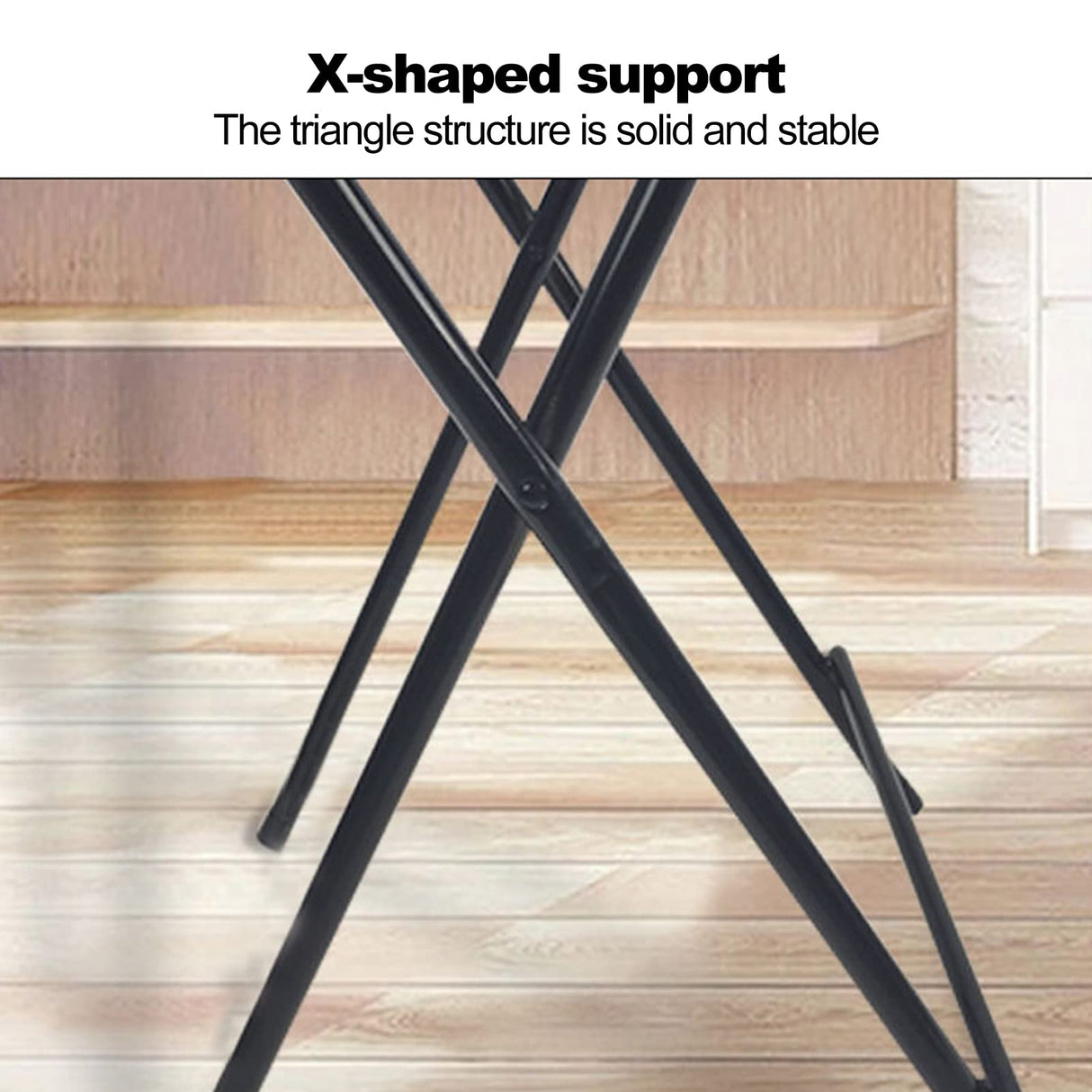 yoakaiax Foldable Dinner Table Folding Event Table for Indoor/Outdoor Events, Portable Banquet Table Square Solid MDF 4 Persons Home office Study Computer Desk Home Improvement (Black) yoakaiax