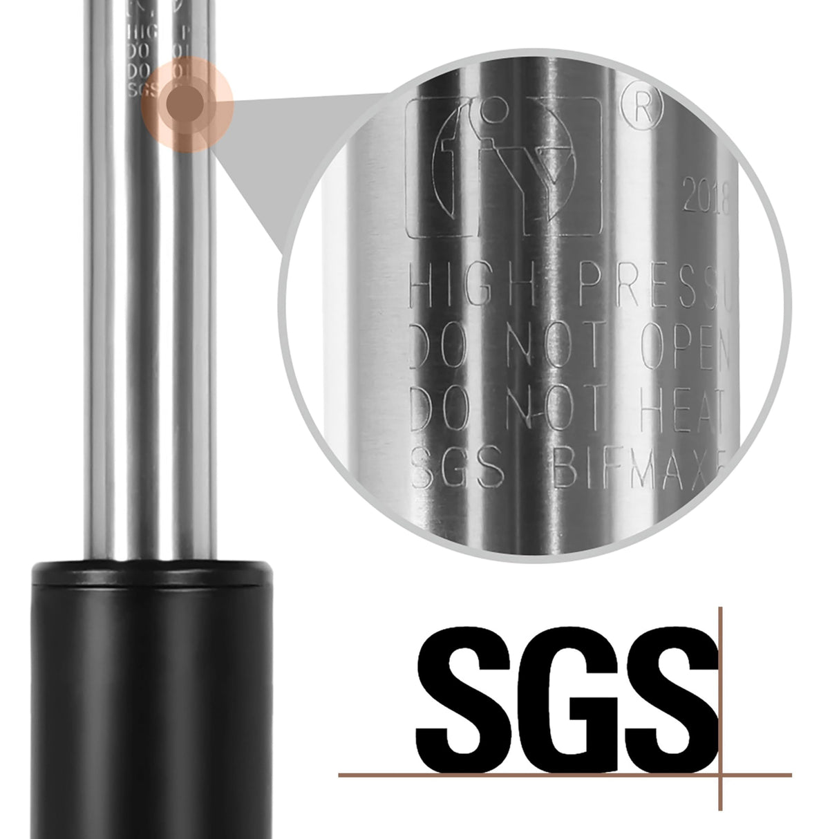 Yaheetech Adjustable Height 360° Swivel Round Bar Table in Full Black Yaheetech