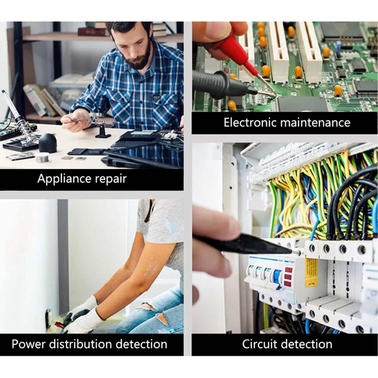 Electronics Soldering Iron Kit, 80W LCD Digital Soldering Gun with Adjustable Temperature Controlled and Fast Heating Ceramic Thermostatic Design, 24pcs Solder Kit Welding Tool KYZHXVO