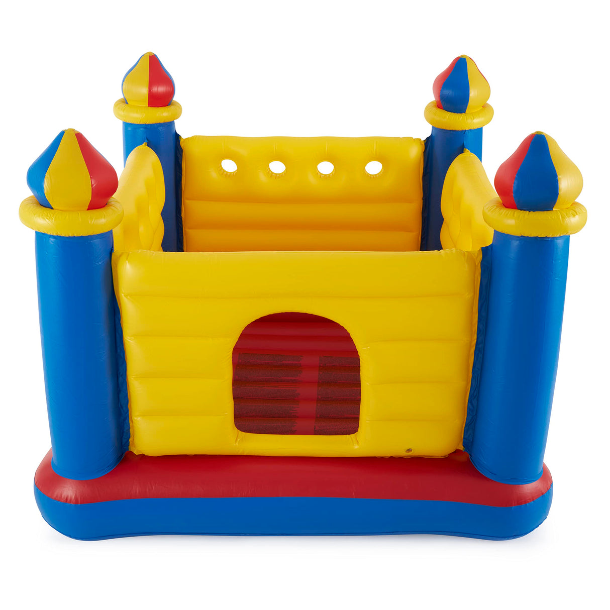 Intex Inflatable Colorful Jump-O-Lene Castle Bounce House, for 2 Kids Ages 3-6 - Large Blow-Up Indoor Outdoor Children's Bouncer Jumper Playhouse Intex