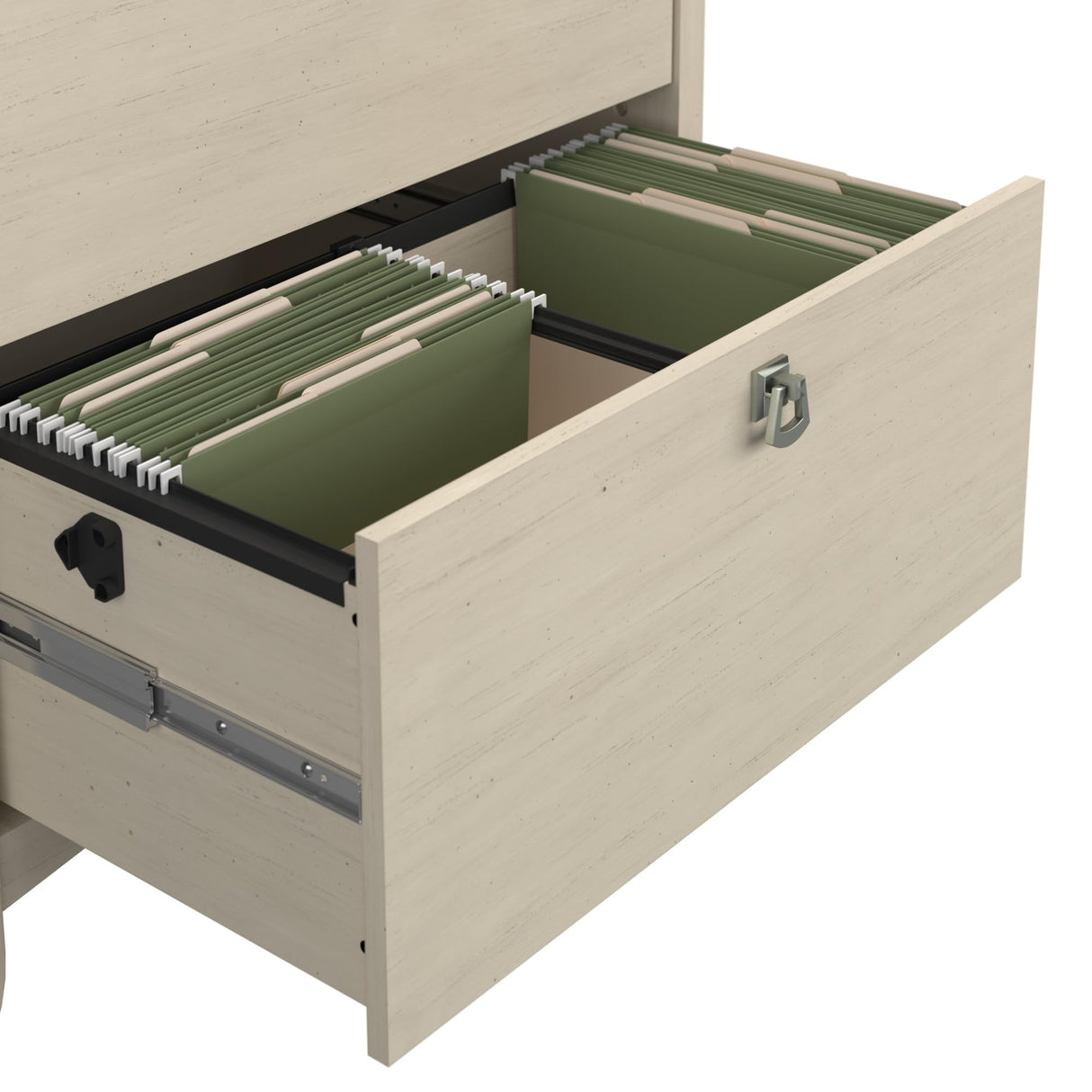 Salinas Farmhouse 2 Drawer Lateral File Cabinet for Home Office Storage Bush Business Furniture