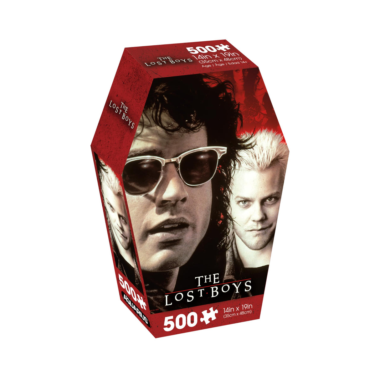 AQUARIUS Lost Boys 500pc Puzzle (500 Piece Jigsaw Puzzle) - Glare Free - Precision Fit - Officially Licensed Los Boys Movie Merchandise & Collectibles - 14x19 Inches AQUARIUS
