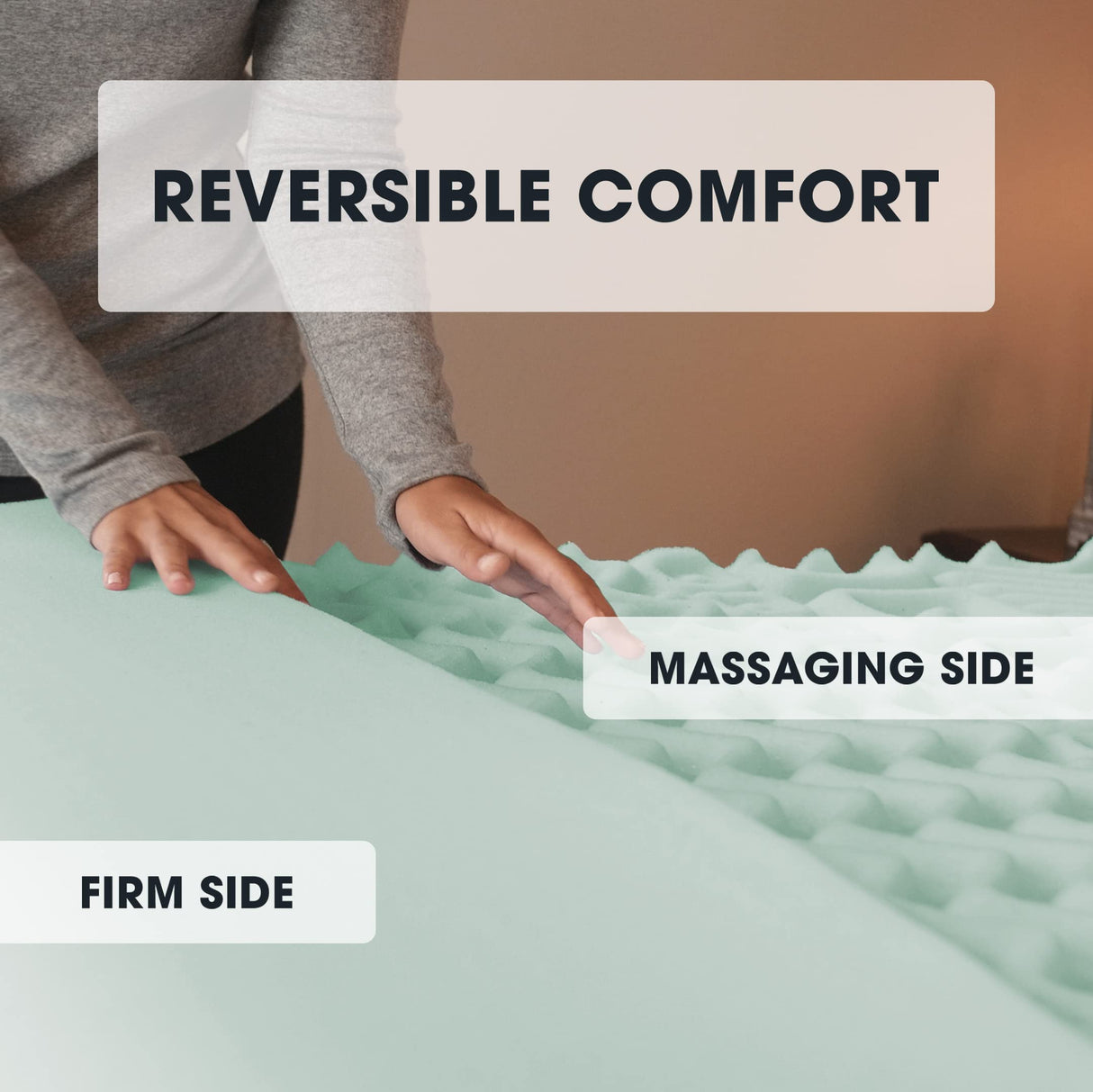 Dream Serenity EcoZone 1.5" Memory Foam Mattress Topper Full Dream Serenity