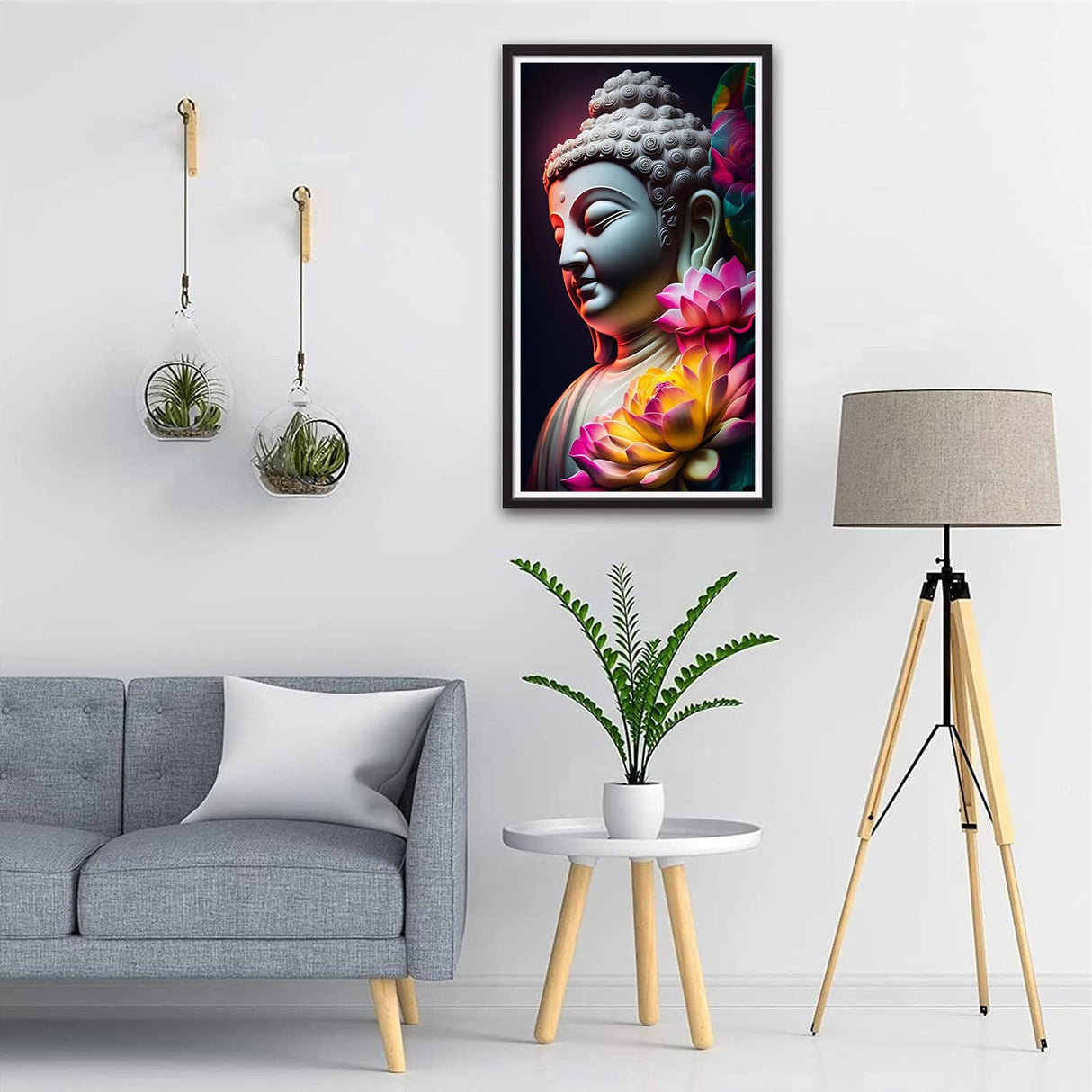 ZHUMUTO Large 5D Diamond Art Painting Kits for Adults,15.7x27.5inch Religious Buddha B DIY Full Round Drill Diamond Dots Large Size,Big Gem Art and Crafts for Home Wall Decor Gifts ZHUMUTO