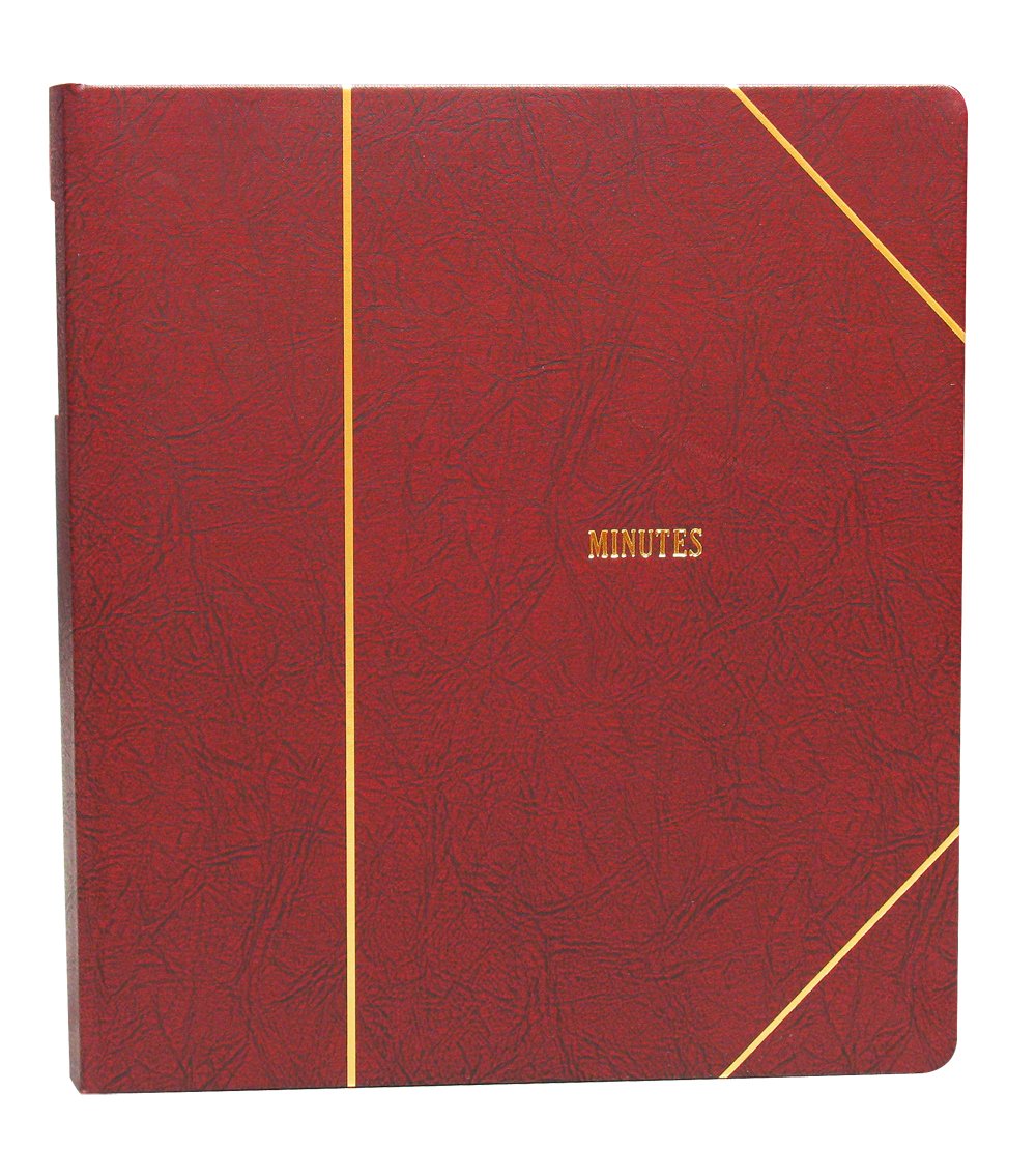 Corpkit 3-Ring VP Binder - Heavy Duty, Imitation Leather Minute Book, Optional Gold Stamping with Corporate or Company Records (Burgundy) Corpkit Legal Supplies