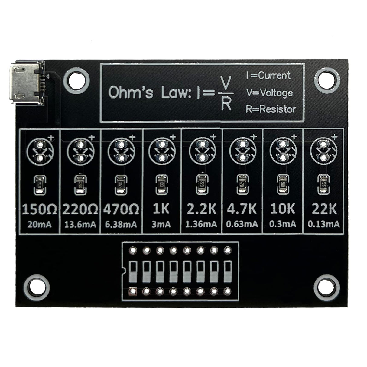 Soldering Practice Kit DIY Practical Electronic Circuit Project Resistor Learning Board tingbowie