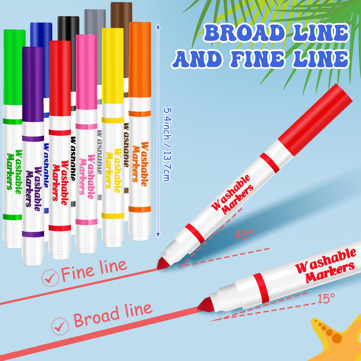 Janlaugh 22 Pcs Ocean Animals Ceramic Painting Kit with 10 Washable Markers Sea DIY Animals Ceramic Figurines to Paint, Paint Your Own Dolphin Octopus Turtle Starfish Seal Whale Toy Crafts for Kid Janlaugh