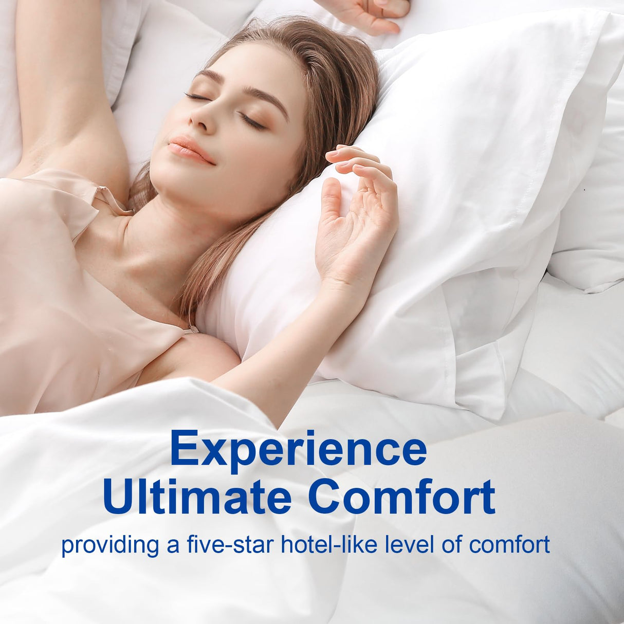 KAYFIA Twin Mattress Topper,Extra Thick Mattress Pad Cover for Deep Sleep,3D+7D Snow Down Alternative Fill Overfilled Plush Pillow Top with 8-23 Inch Deep Pocket-White Kayfia