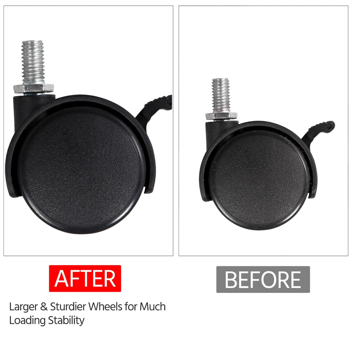 Yaheetech 22 in Laptop Computer Table Home Office Desk with Power Outlet for Small Space, Mobile Compact Corner Desk with Charging Station and USB Ports on Wheels, Student Writing Desk Table, Black Yaheetech