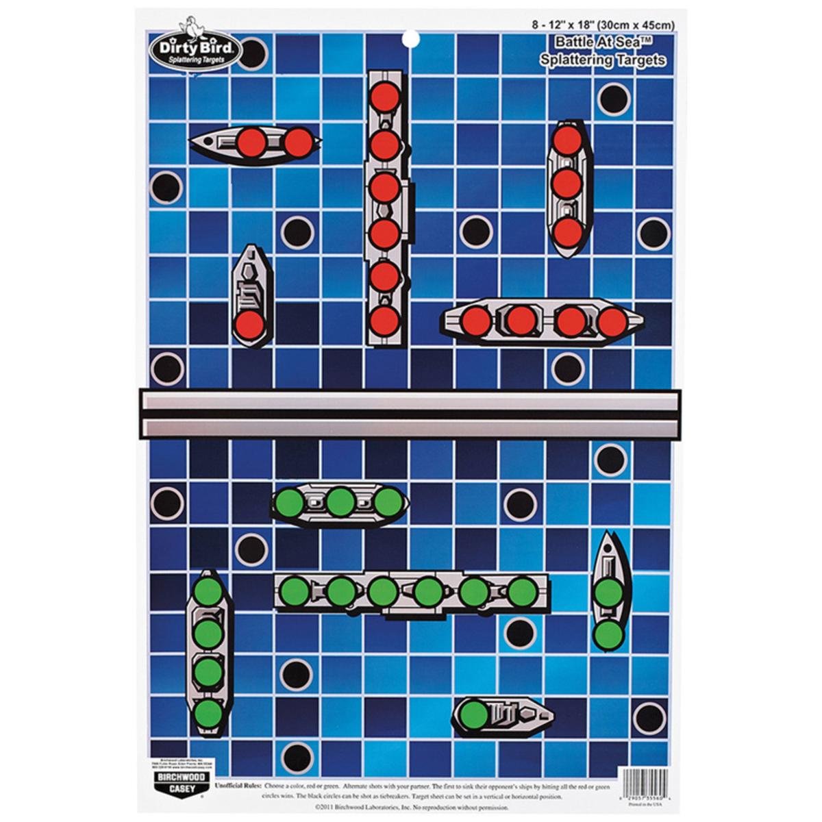 Birchwood Casey Battle Target Shooting Target 8 Pack Birchwood Casey
