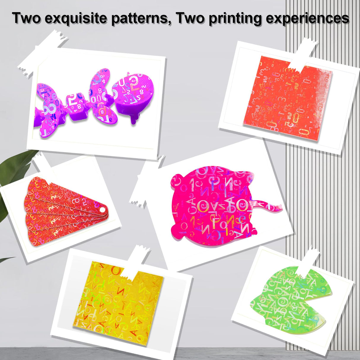 IdeaFormer-3D Smooth Pen Build Plate for Bambu Lab X1/X1C/X1E/P1P/P1S/A1, Double Sided Digit+Letter Spring Steel Effect Sheet Flexible Print Bed Bambu Lab 3D Printers Platform 257x257mm IdeaFormer-3D