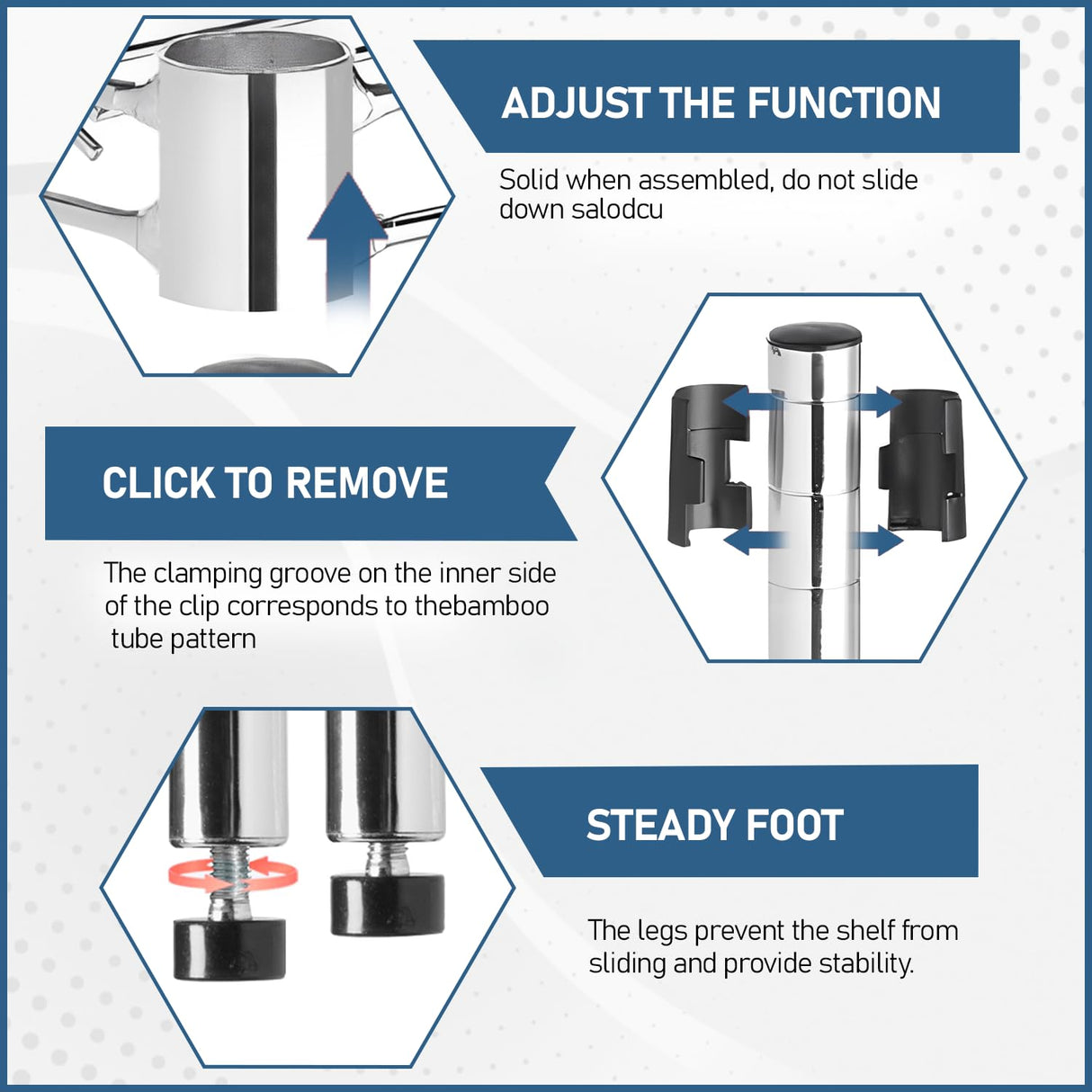 Dopinmin 4-Shelf NSF Wire Storage Shelves Shelf Unit 4 Tier Adjustable Garage Shelving Unit 1000LBS Capacity Garage Organizer Heavy Duty Wire Rack 36"x14"x54", Chrome Dopinmin