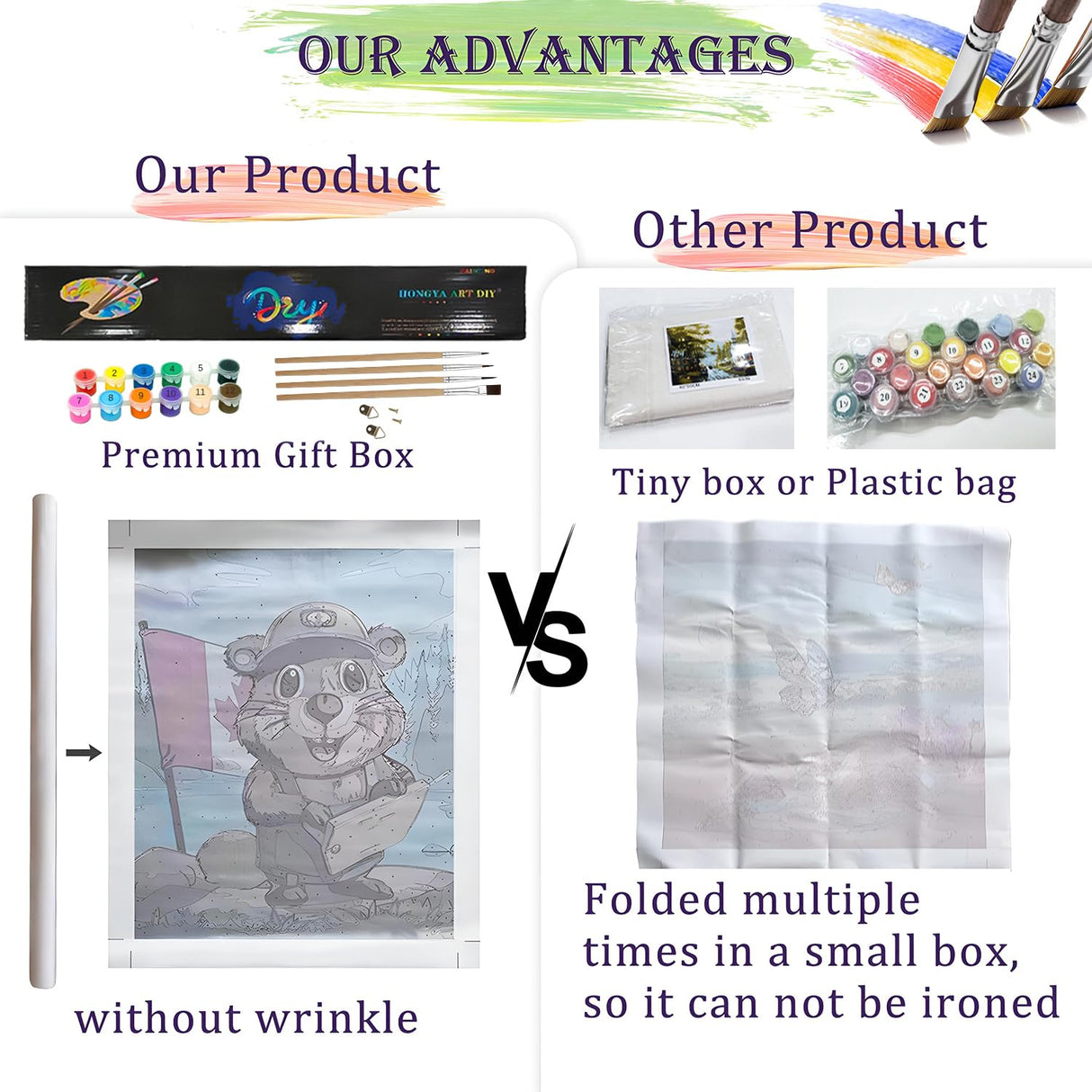 Pangoo Art Paint by Numbers Kit for Adults, Underwater World Paint by Number for Adults, Paint by Numbers Turtle Canvas DIY Kits, Simple Adult Paint by Number Beginner for Home Wall Art 16x20 inch Pangoo Art