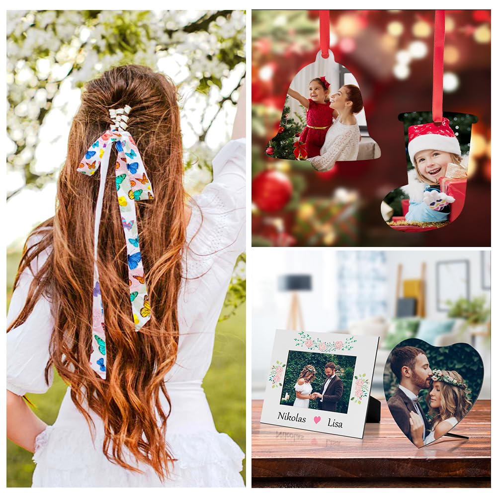 PYD Life 110 Sheets Sublimation Paper Blanks 8.5"x11" Heat Transfer Paper for Sublimation Blanks Tumblers Mugs Cups T-shirt Bags 120 g PYD Life