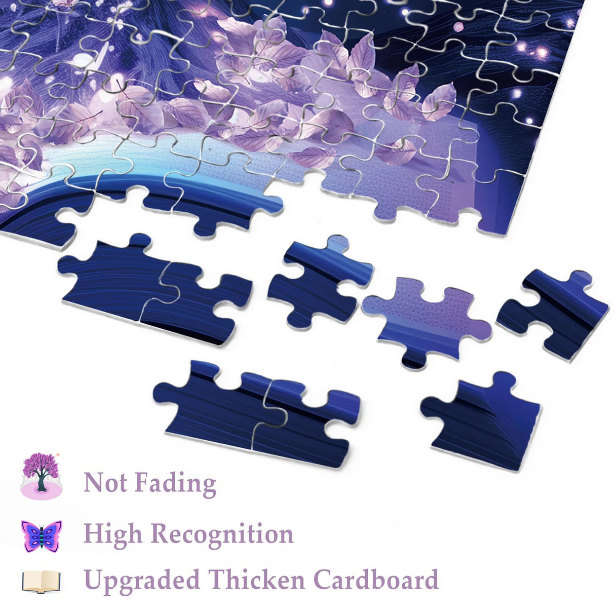 Tree of Life Puzzle for Adults 1000 Pieces, Hard Plant Book Jigsaw Puzzle, Difficult Fantasy Butterfly Puzzle BBOLDIN