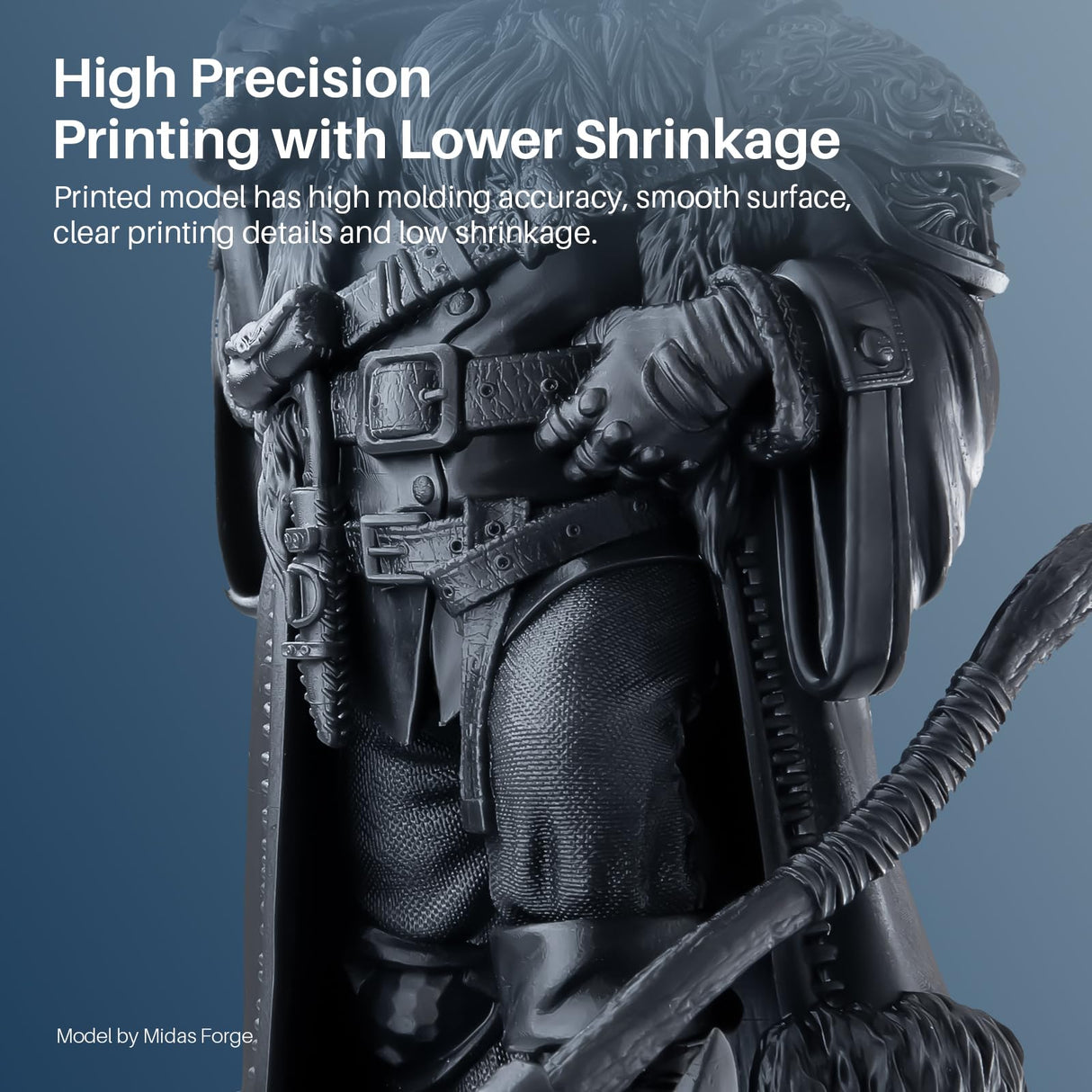 ELEGOO ABS-Like 3.0+ 3D Printer Resin Transparent Red 2000g, High Heat-Resistance 3D Printing Resin, Lower Viscosity and Shrinkage, 405nm LCD UV-Curing for MSLA/LCD/DLP 3D Printer ELEGOO