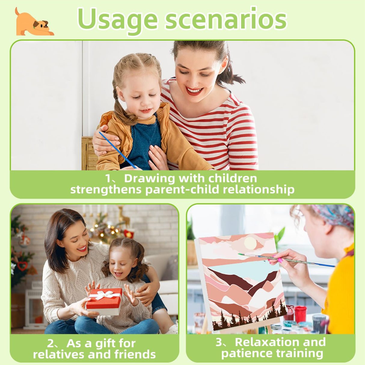 Reivworl Cow Paint by Numbers Kit for Adults Beginners, Bathroom Paint by Numbers, Adult Paint by Number Kits for Gifts and Home Wall Decor 16x20 Inch Reivworl