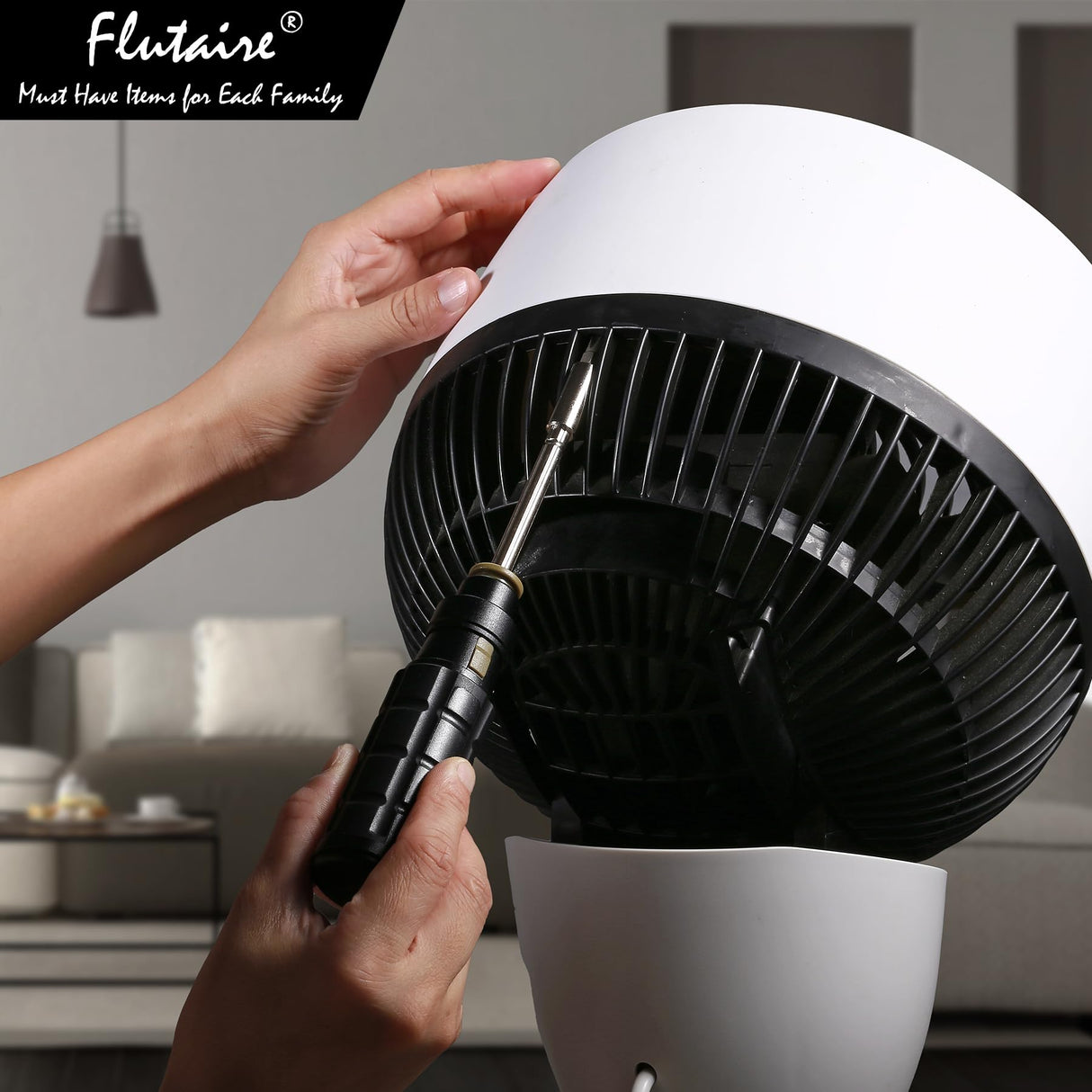 10-in-1 Multi Screwdriver, Multi-Bit Magnetic Ratcheting Screwdriver with Phillips/Slotted/Torx/Hex Bits and 1/4-Inch Nut Driver, All in One Multihead Screwdriver with Belt Pouch Flutaire