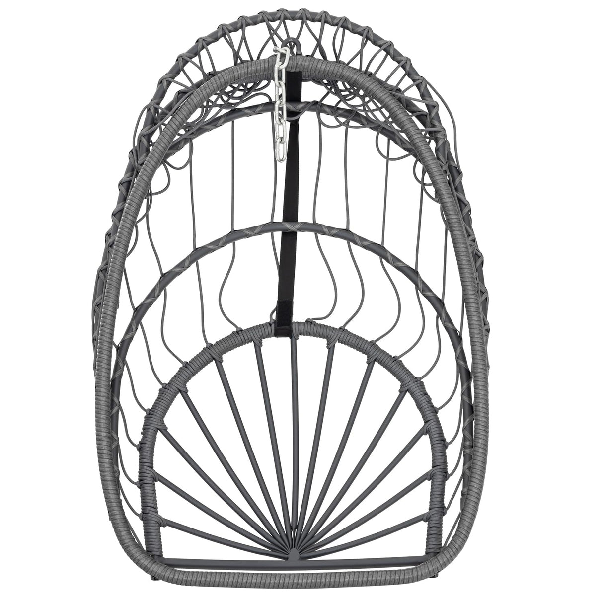 Yechen Egg Swing Chair with Stand, Rattan Wicker Hanging Egg Chair for Indoor Outdoor Bedroom Patio Hanging Basket Chair Hammock Chair with Aluminum Steel Frame, UV Resistant Cushion 350lbs Capacity Yechen