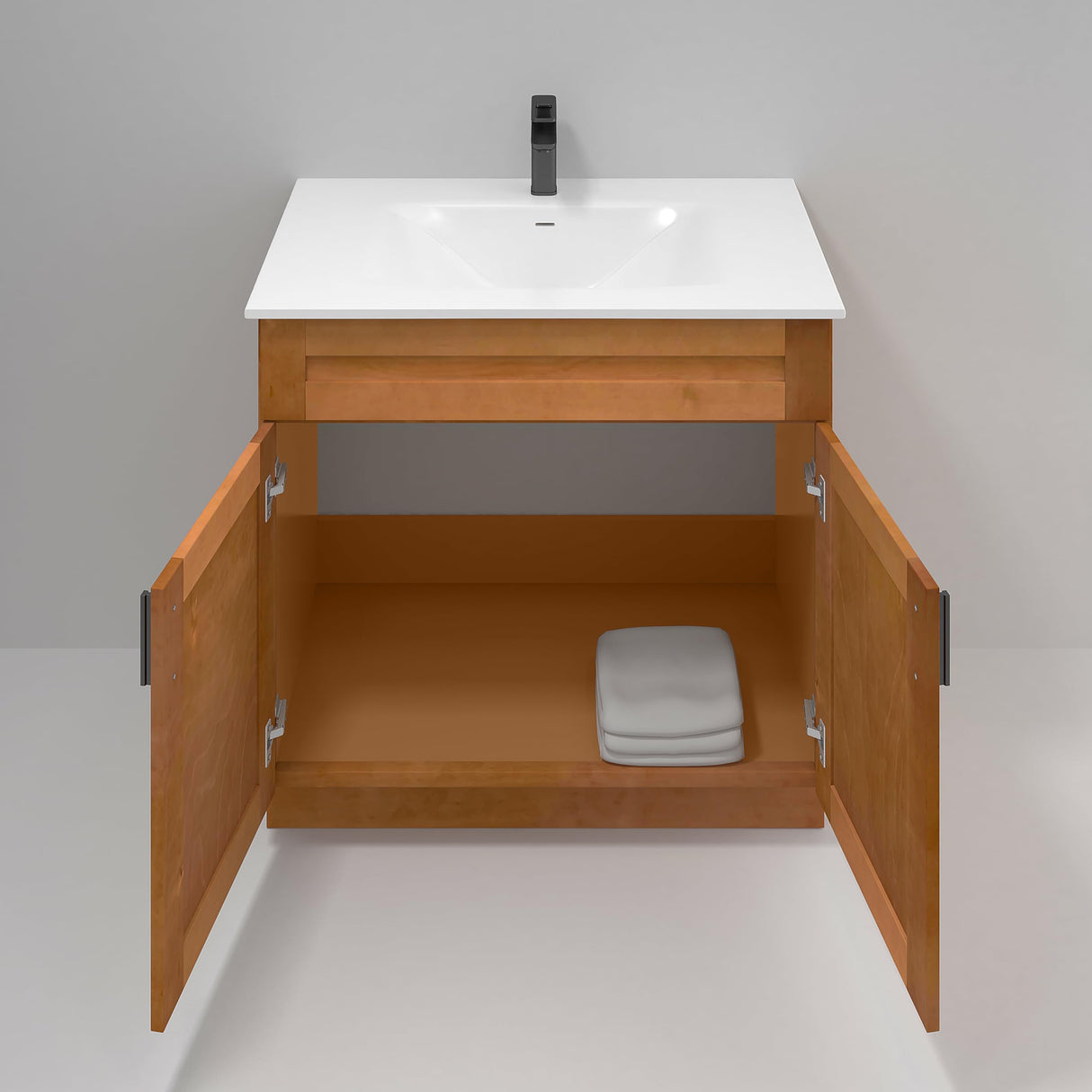 Bathroom Vanity Sink Base Ready-to-Assemble Bathroom Cabinet 24"/30'/36" Width (Vanity Base in Maple Shaker, 36 inch) Vanity Atelier