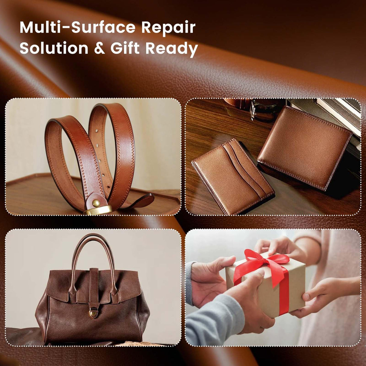 Daily Treasures 73pcs Leather Craft Kits with Portable Handbag, Leather Working Kit with 18 Punch Tool,Tracing Wheel,7 in 1 Groover,Awl,Waxed Thread,Needles,Tools for DIY Polishing Sewing Cutting Daily Treasures