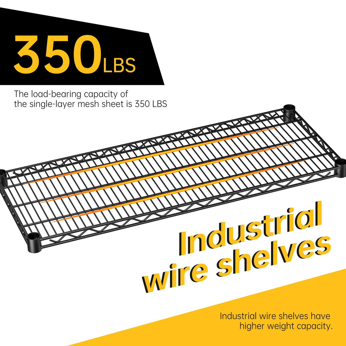 SINGAYE 4 Garage Heavy Duty Shelving Unit Kitchen Pantry Close Home Organizers and Storage Bathroom Shelf Laundry Room Organization Industrial Book Metal Wire Adjustable Shelves SINGAYE