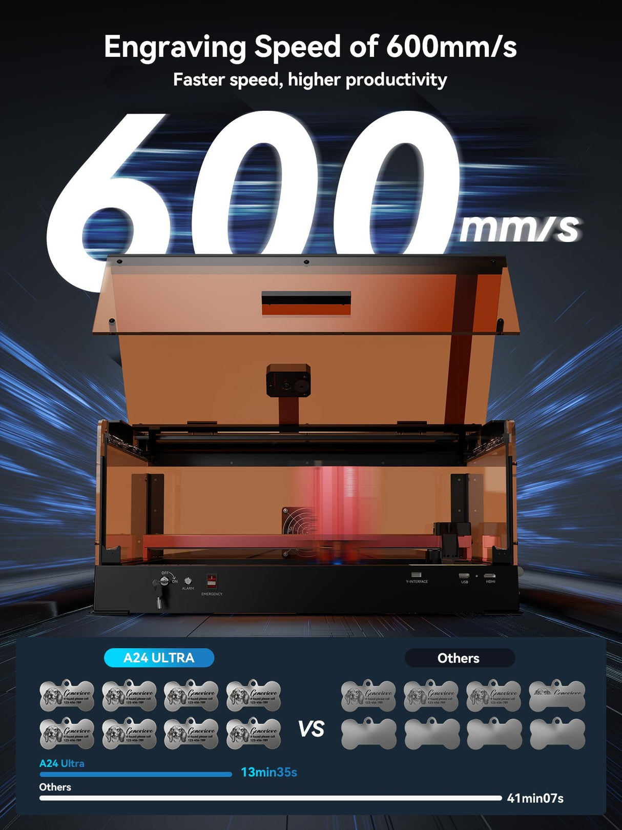 ATOMSTACK A24 Ultra 24000mW Output Laser Engraving Machine for Bulk Engraving Cutting with Enclosure Camera Engraving Machine for Wood Acrylic Leather Stone Metal with B3 Enclosure ATOMSTACK