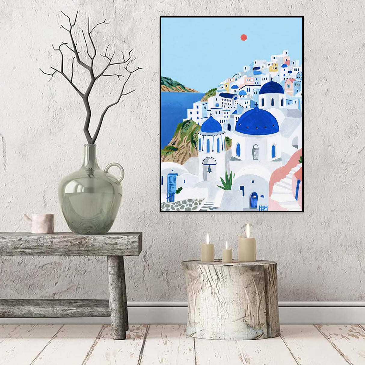 9 Packs Paint by Number for Adults, Scenery DIY Acrylic Oil Painting Paint by Numbers Kits on Canvas, Adults Paint by Numbers Kits Drawing Paintwork for Home Decor Gift Cityscape 12x16in KICHANG