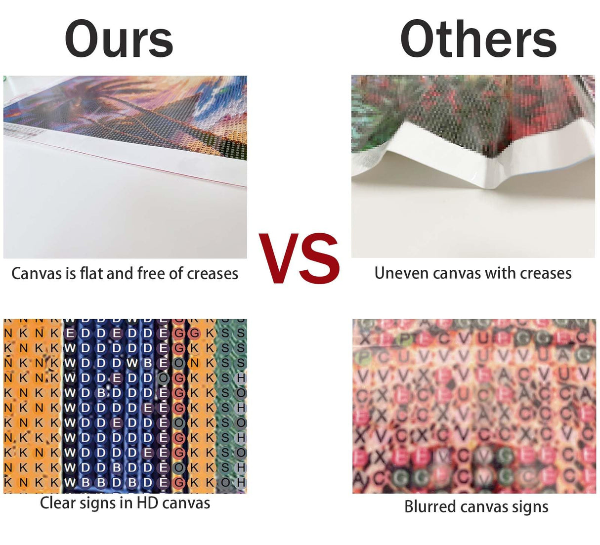 4 Pack 5D Diamond Art Kits for Adults-Premium Canvas Without Creases-Easy Diamond Painting Kits for Adults-Cats,Elephants,Tropical Fish,Unicorns,Themes for DIY Craft and Home Decor.A001 Vibeascomfotaler