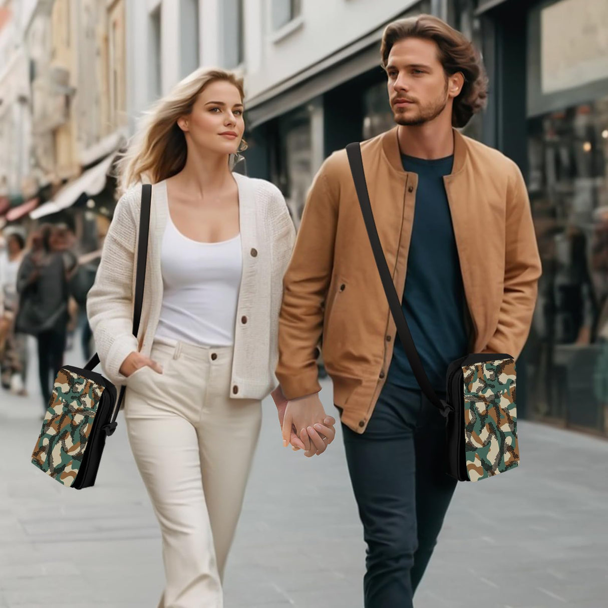 5 Pcs Sublimation Bags Blanks,Sublimation Shoulder Bag Sport Bag Crossbody Bag Blanks to Decorate Painting Crafting Sublimation DIY for Gift JACYUIG