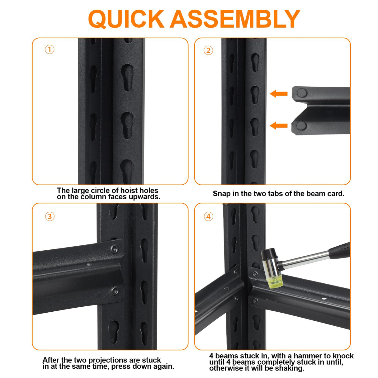 Jarbalai Black 3-Tier Heavy Duty Steel Shelving Unit, 1000 LBS Capacity Garage Shelving, Adjustable Storage Rack, 31.5" L x15.75 W x31.5 H, Industrial Shelves for Garage, Workshop, Home Organization Jarbalai