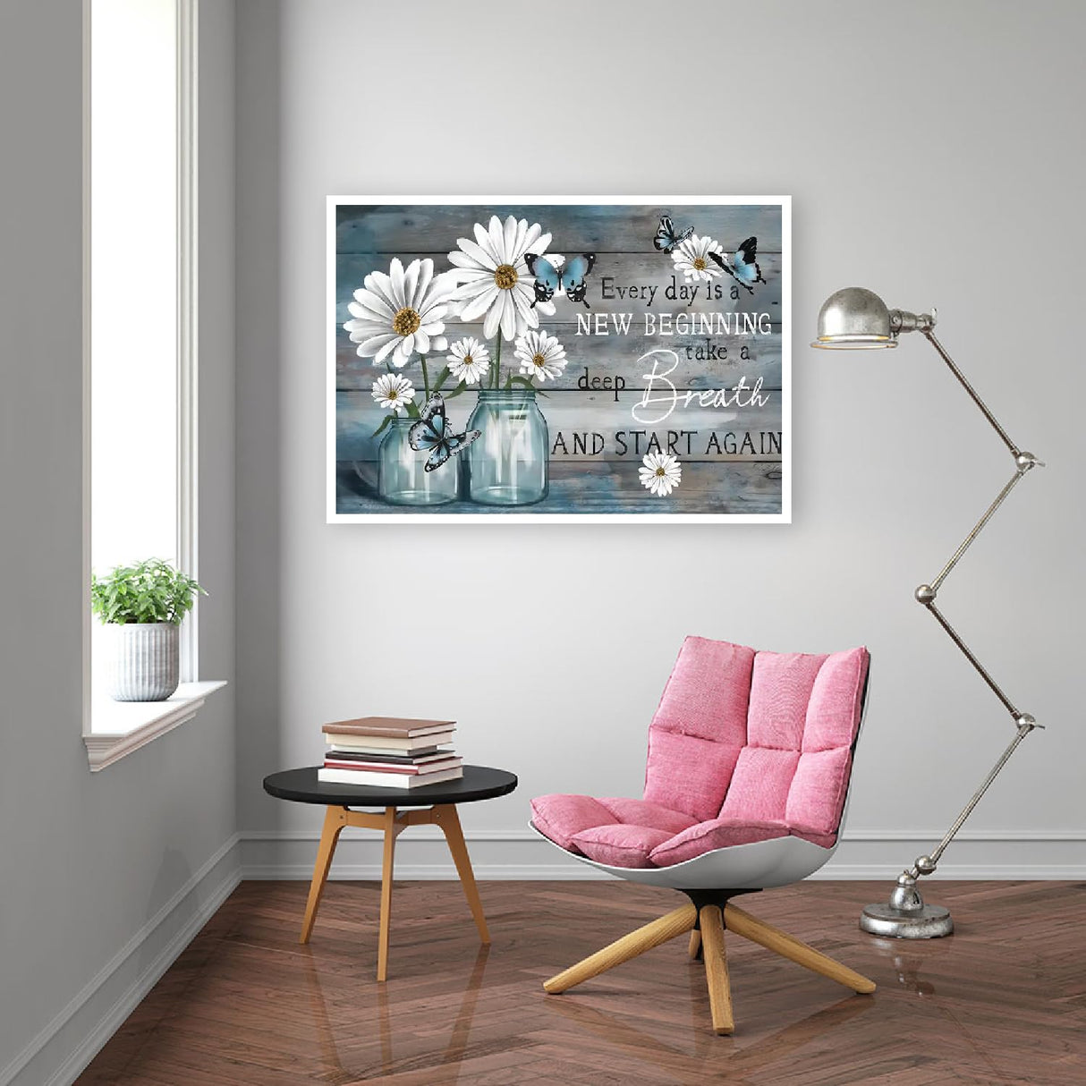 BOHADIY Daisy Diamond Painting Kits for Adults Diamond Art Kits for Adults Beginner, Inspirational DIY Full Drill Diamond Dots Paintings with Diamonds 5D Gem Art and Crafts Home Wall Decor Bottle BOHADIY