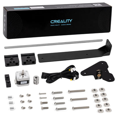 Creality 3D Printer Ender 3 Dual Z-axis Upgrade Kit with Lead Screw, Metal Power Supply Holder and Stepper Motor, 3D Printers Dual Screw Rod Upgrades Kit for Ender 3, Ender 3 Pro, Ender 3 V2