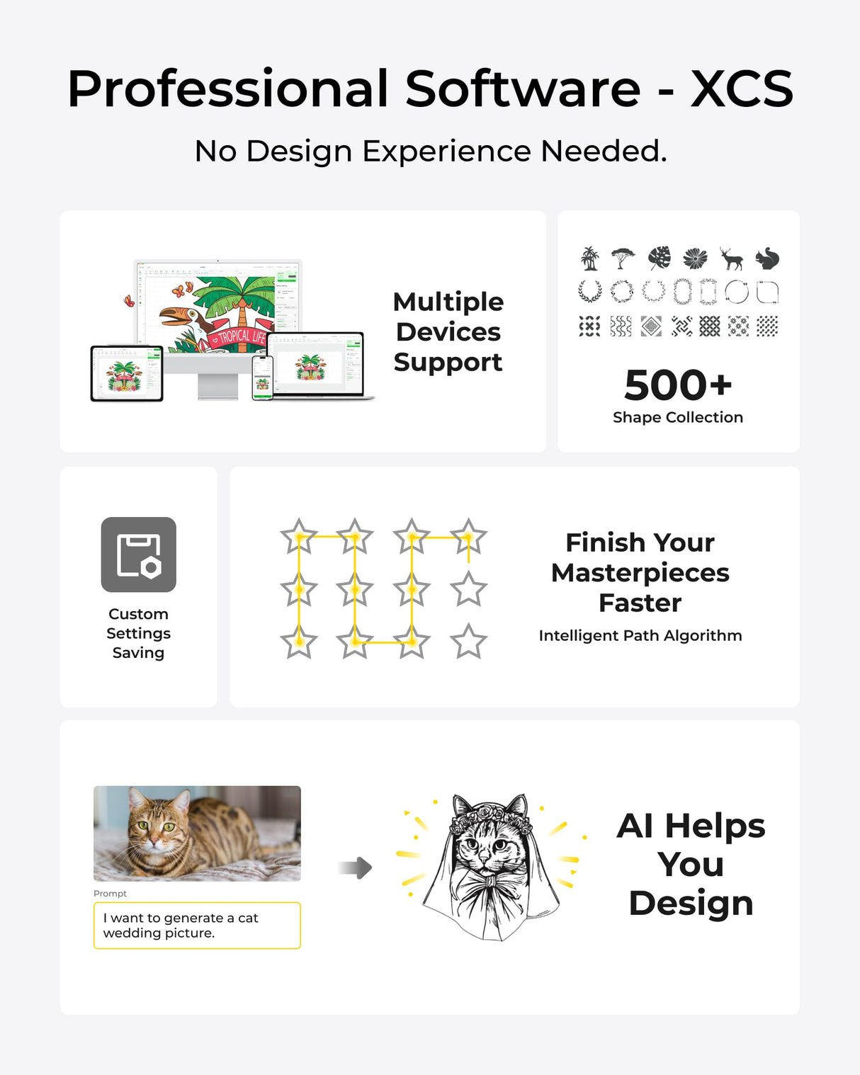 xTool P2S 55W CO2 Laser Cutter, Smart Desktop CO2 Laser Engraver and Cutter Machine, Dual Smart 16MP Cameras, 3D Curved Cylinder Engraving, Create with Wood and Metal Acrylic Glass Fabric Leather xTool