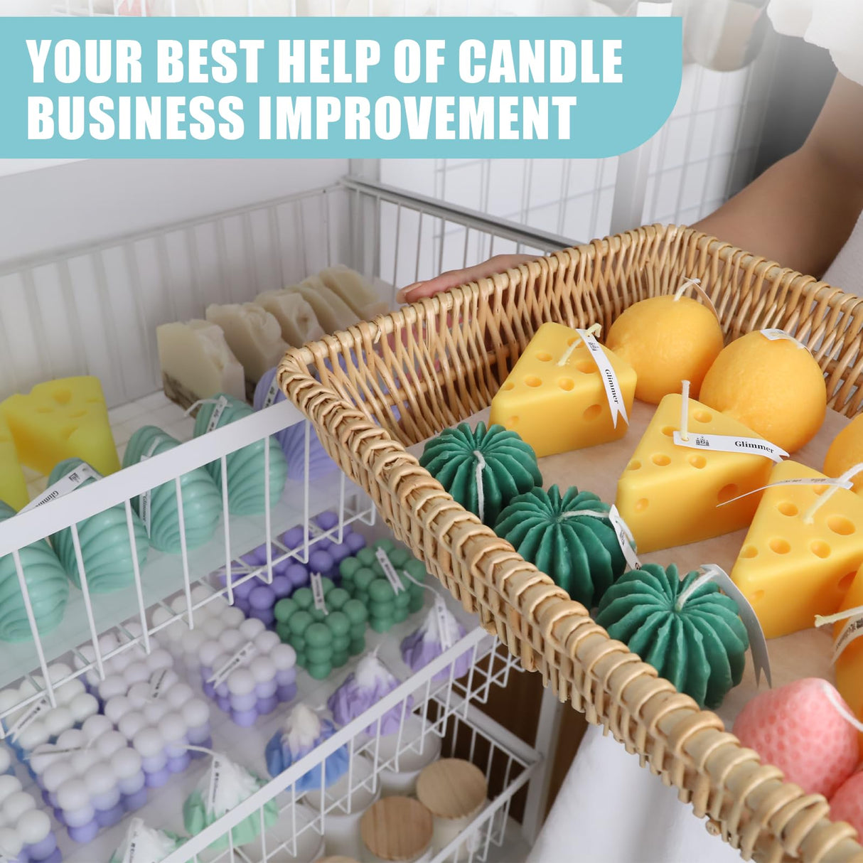 TOAUTO 30Lbs Commercial Wax Melter for Candle Making Large Electric Wax Melting Pot for Candle Making Business with Temperature Control & Quick Pour Spout TOAUTO