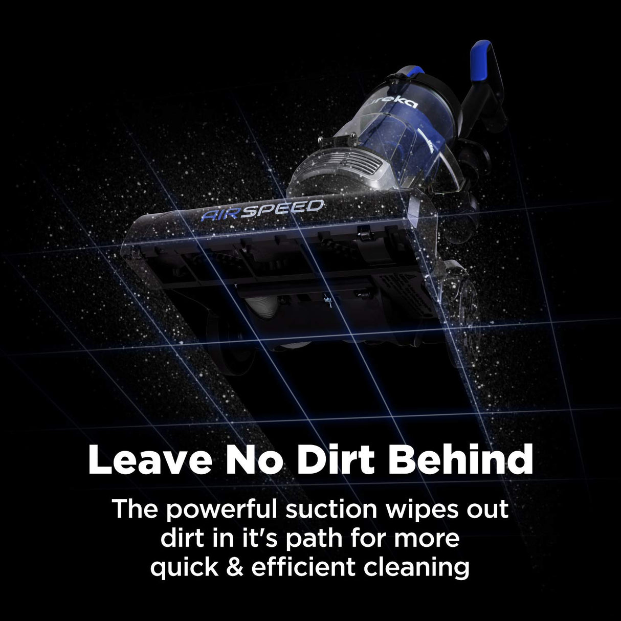 Eureka NEU10AE5 Powerful Bagless Upright Vacuum Cleaner Carpet and Floor, AirSpeed Ultra-Lightweight Vacuum Cleaner, w/ Replacement Filter, Blue Eureka