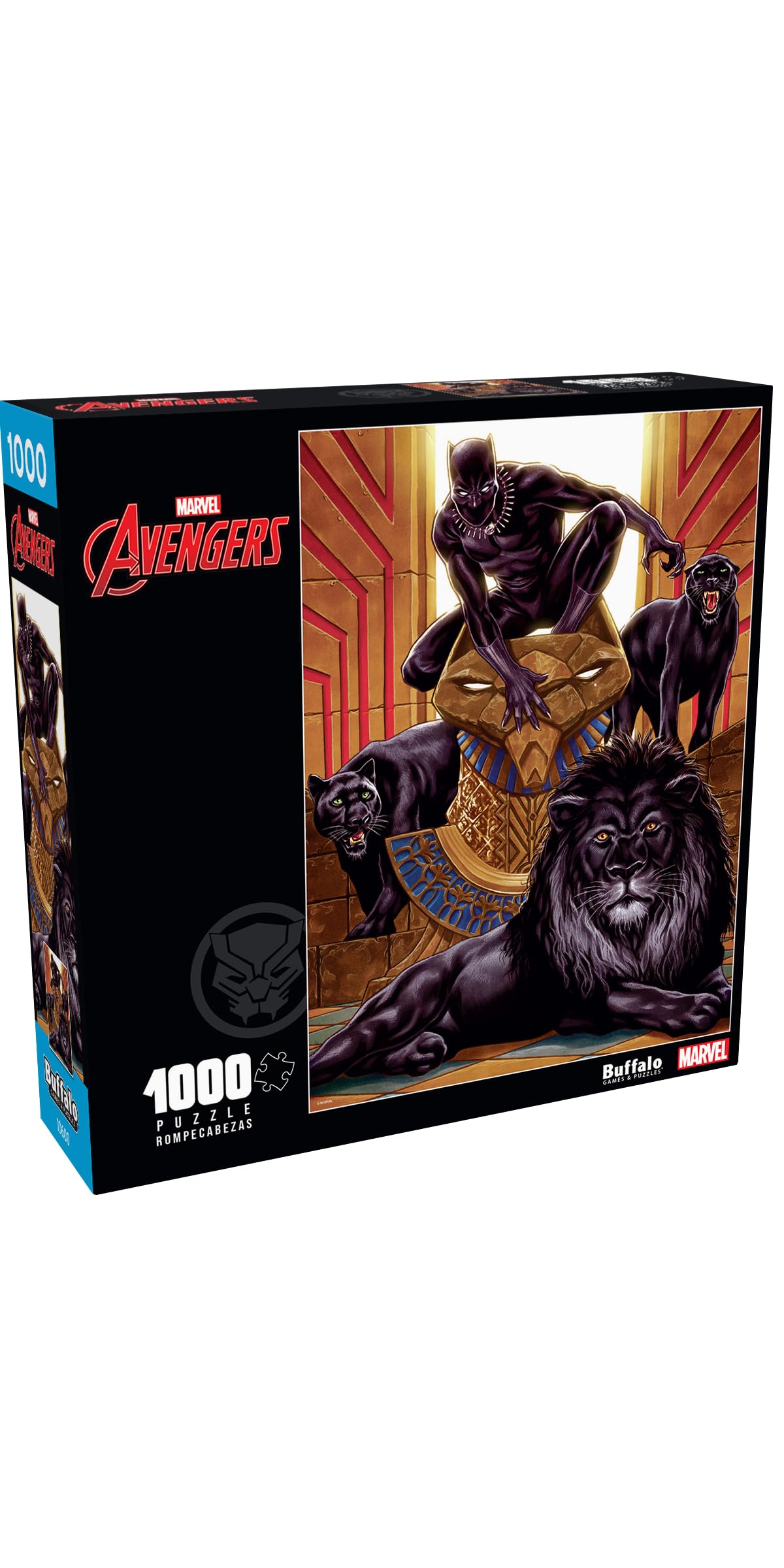 Buffalo Games - Marvel - Black Panther (Vol. 6) #1 Variant - 1000 Piece Jigsaw Puzzle for Adults -Challenging Puzzle Perfect for Game Nights - Finished Size is 26.75 x 19.75 Buffalo Games