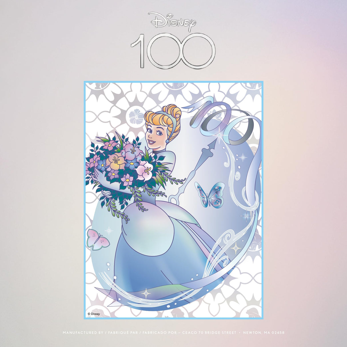 Ceaco - Disney's 100th Anniversary - Platinum Princess Cinderella - 500 Piece Jigsaw Puzzle Ceaco
