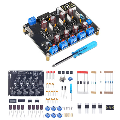 DIY Power Module Soldering Kit, PEMENOL LM2596 Universal 1.5V/3.3V/5V/12V/Adjustable Voltage Output Power Supply Module for Electronic DIY Soldering Practice Experiments and Testing