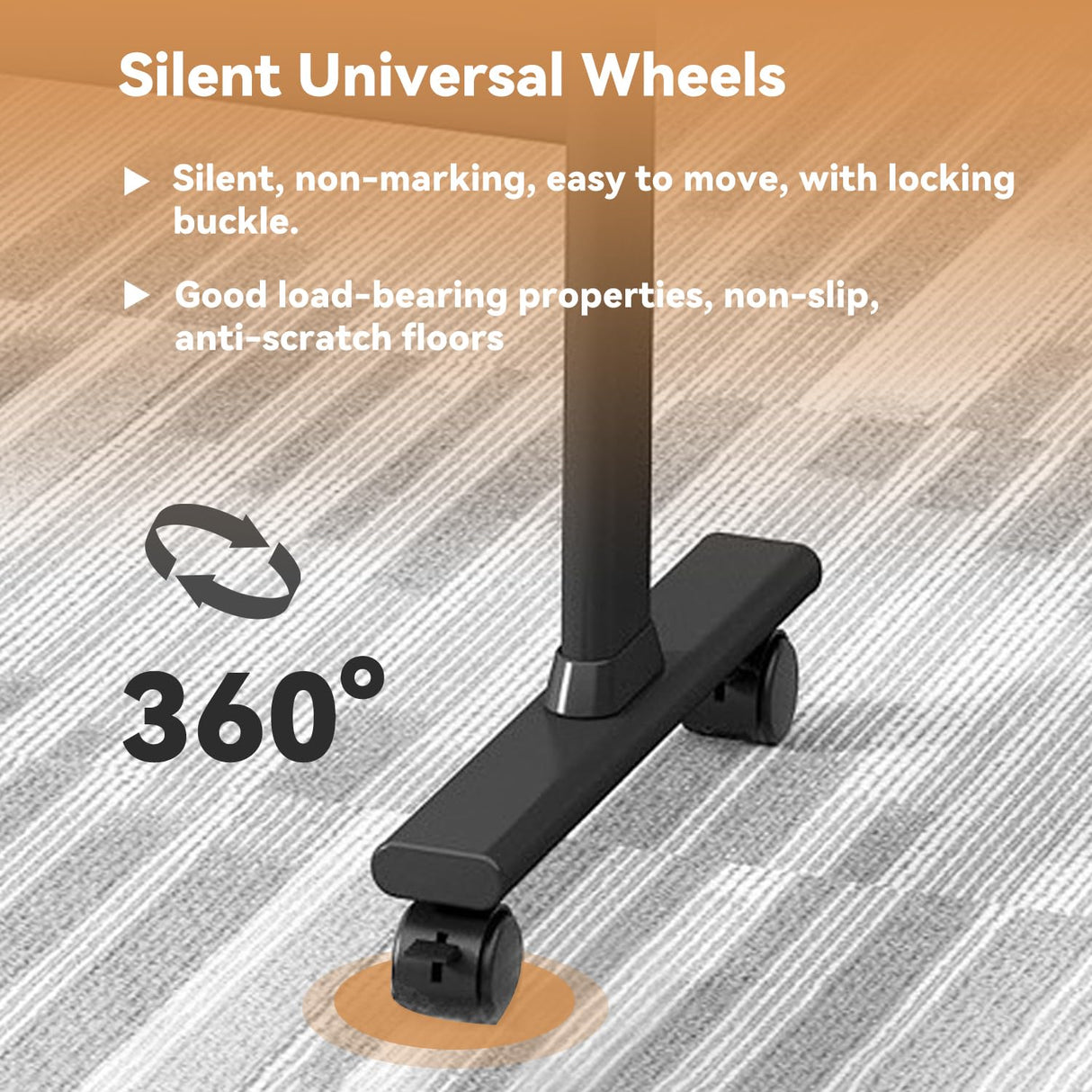 Folding Conference Table,Super Sturdy Large Rectangle Meeting Seminar Table for 12 Person,Mobile Conference Room Tables with Wheels,Modular Long Business Training Tables,Modern Office Seminar Tables VORDERRY